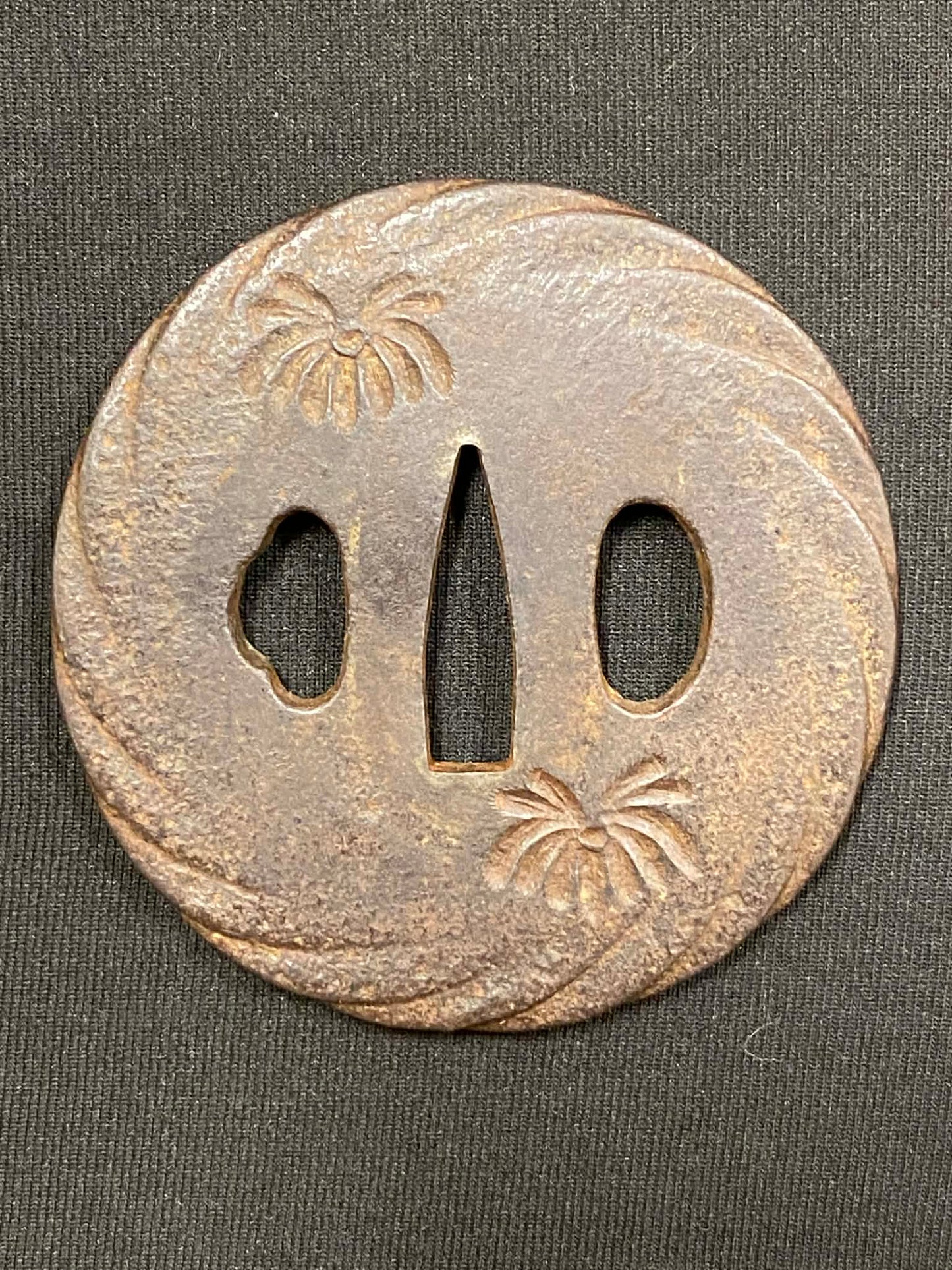 Antique Nihonto - Early Edo (350 years old) Kanmuri-Otoshi Wakizashi in Koshirae - NTHK attributed to Shimosa Daijo Kanemasa