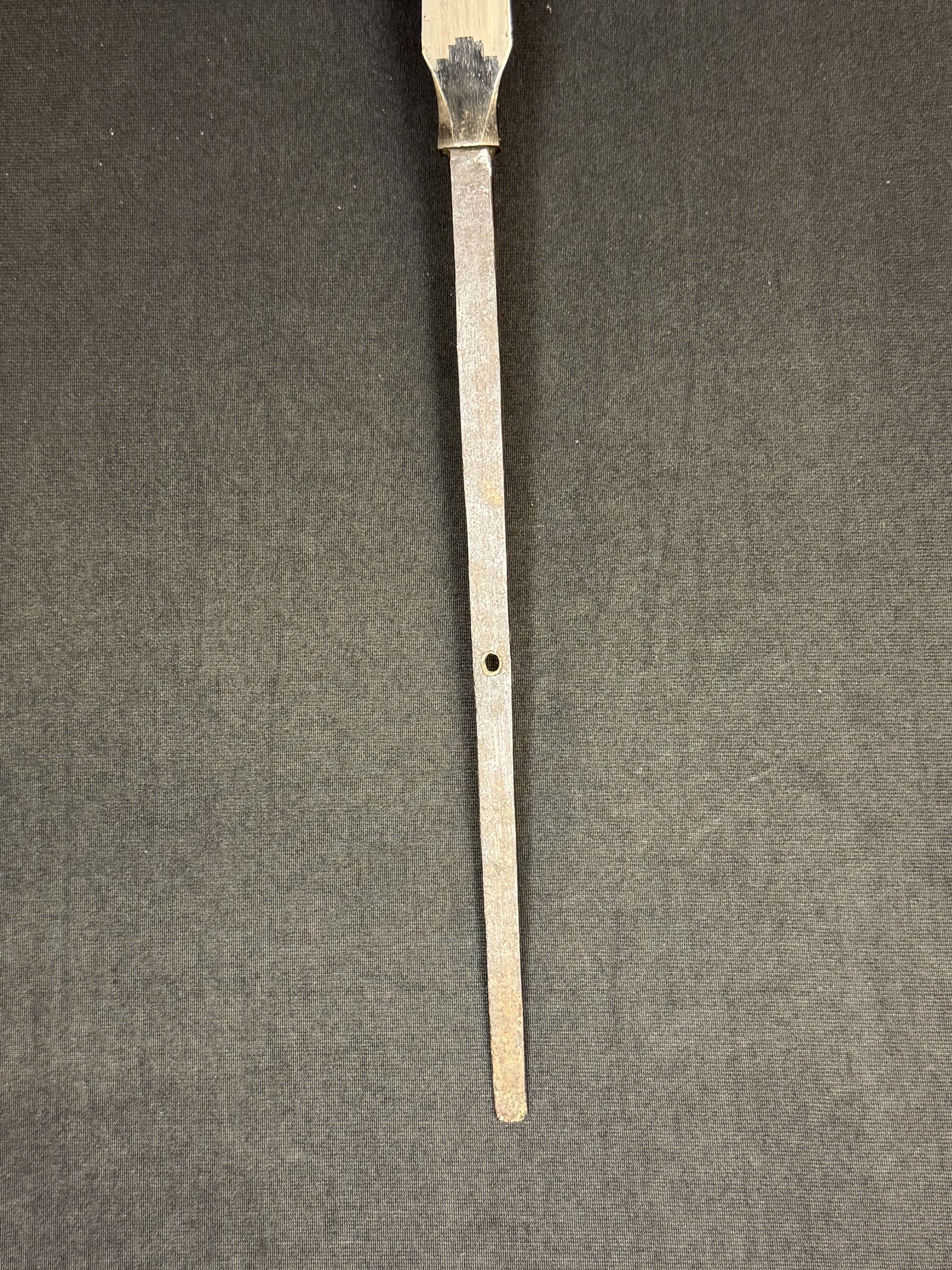 CONSIGNMENT Antique Nihonto - Yari in Shirasaya, signed Shimosaka
