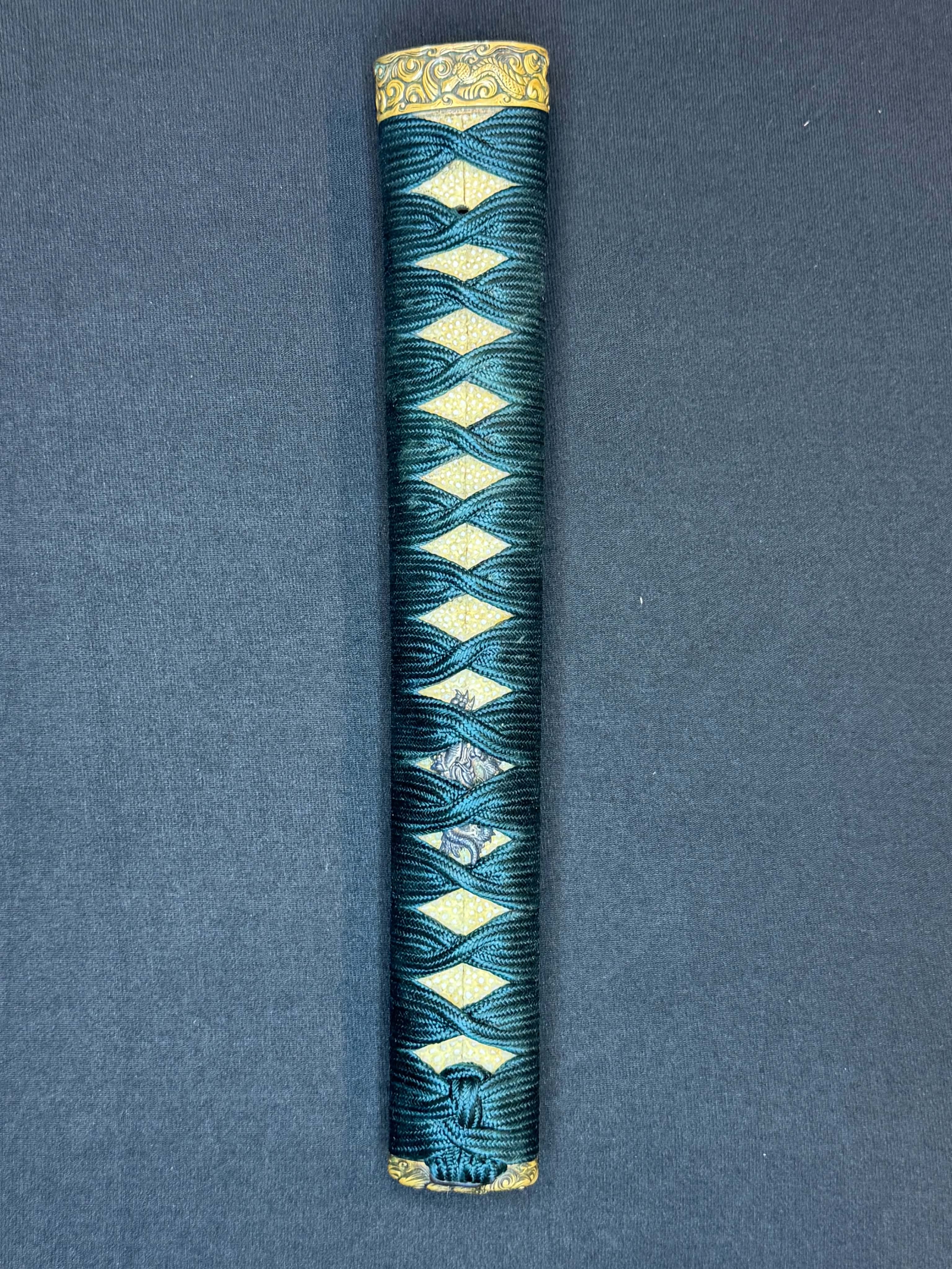 Antique Nihonto - Late Edo Katana in Koshirae, Signed Bingo no Kuni Ju Masanori Saku, NBTHK certified