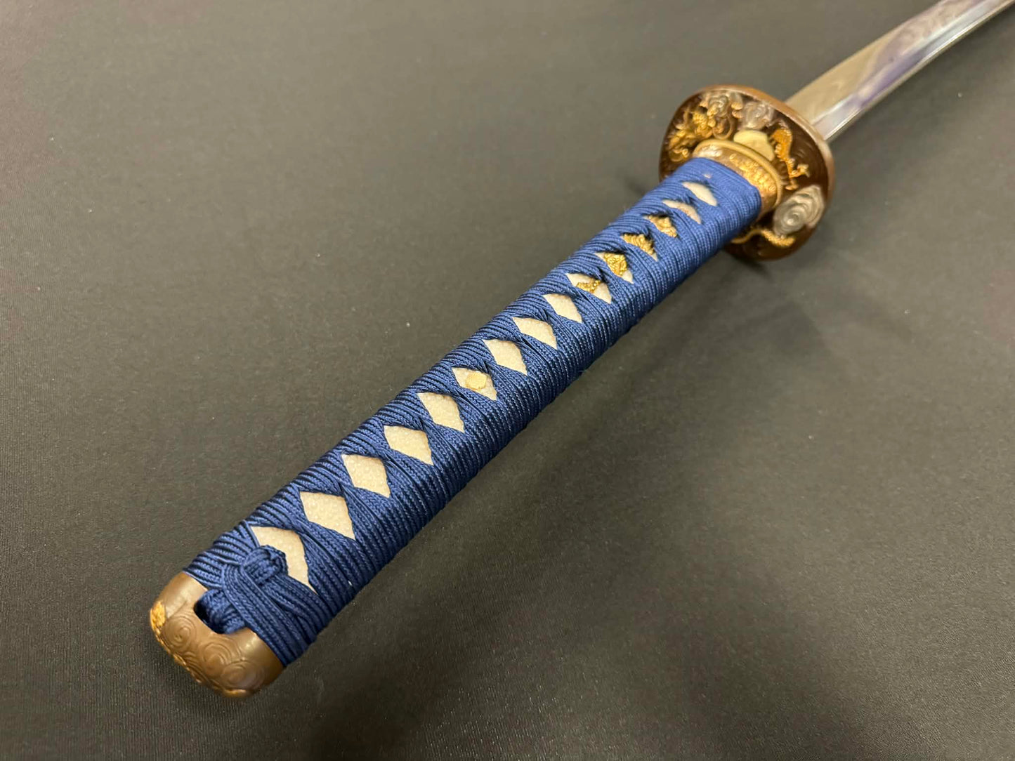 Moritaka Razor Prestige Katana - Mist cloud Dragon - Clay-Tempered T10 Midare Togari hamon, Hazuya Polish