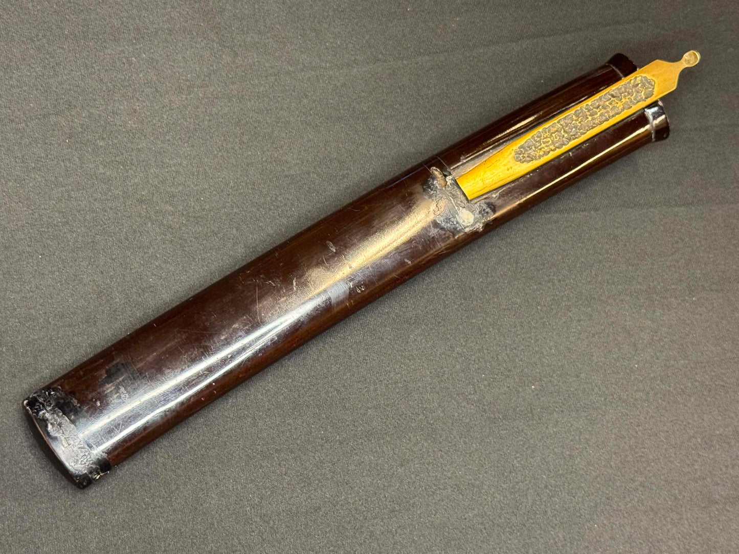 Antique Nihonto - Tanto in koshirae, signed Hiroyoshi, NBTHK certified