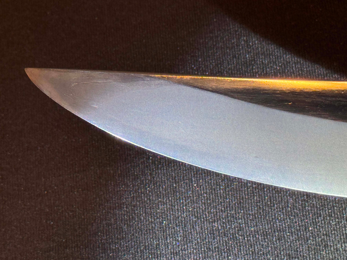 Antique Nihonto - Late Edo GIANT Katana with Koshirae, Signed Koshu Yori Katsuyamajo Minami Hisatsugu Saku Kore, Dated Tenpo 13 (1842) February, NBTHK Certified