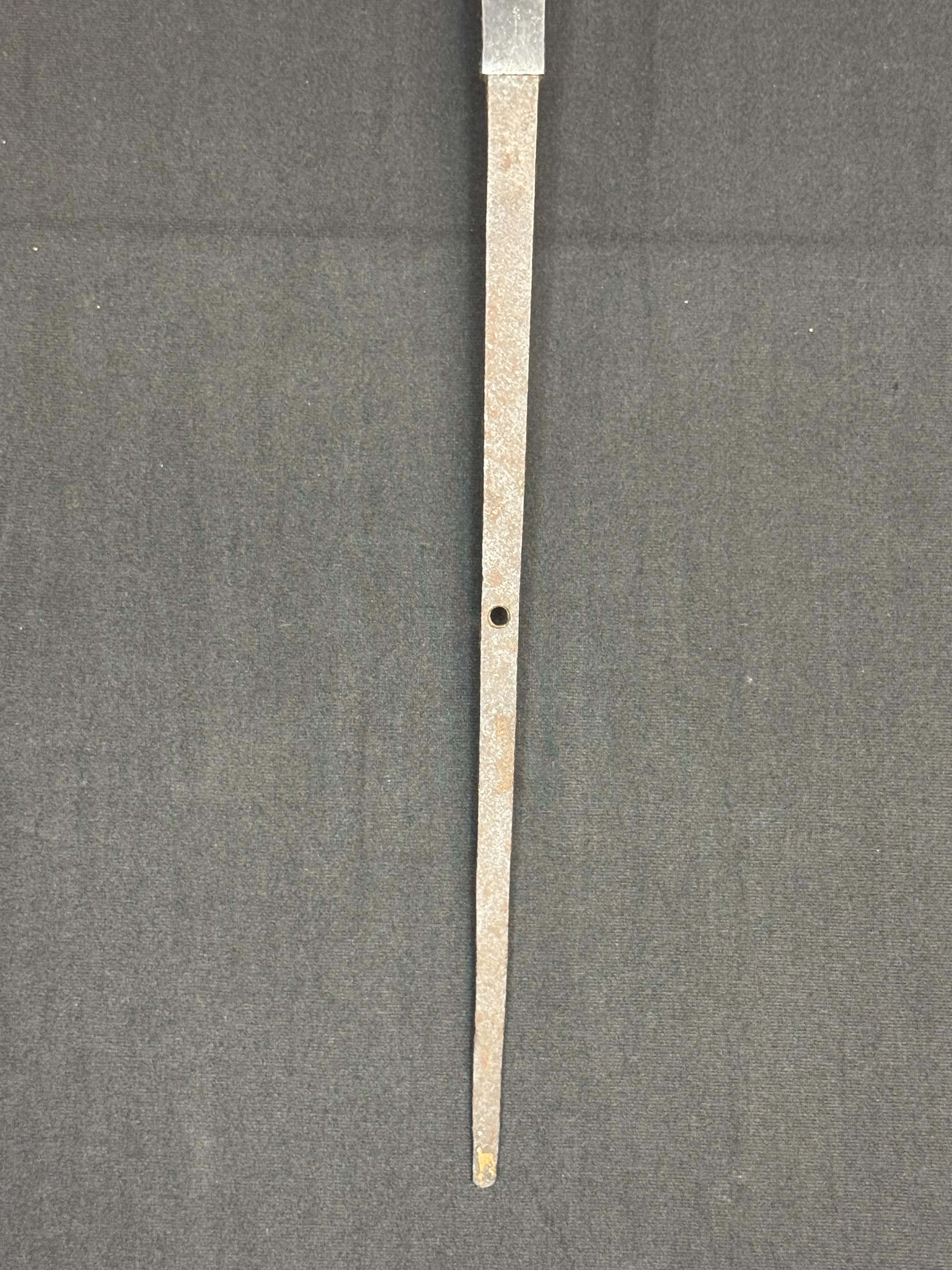 CONSIGNMENT Antique Nihonto - Yari in Shirasaya, signed Sagami no Kami Fujiwara Masatsune, NBTHK certified