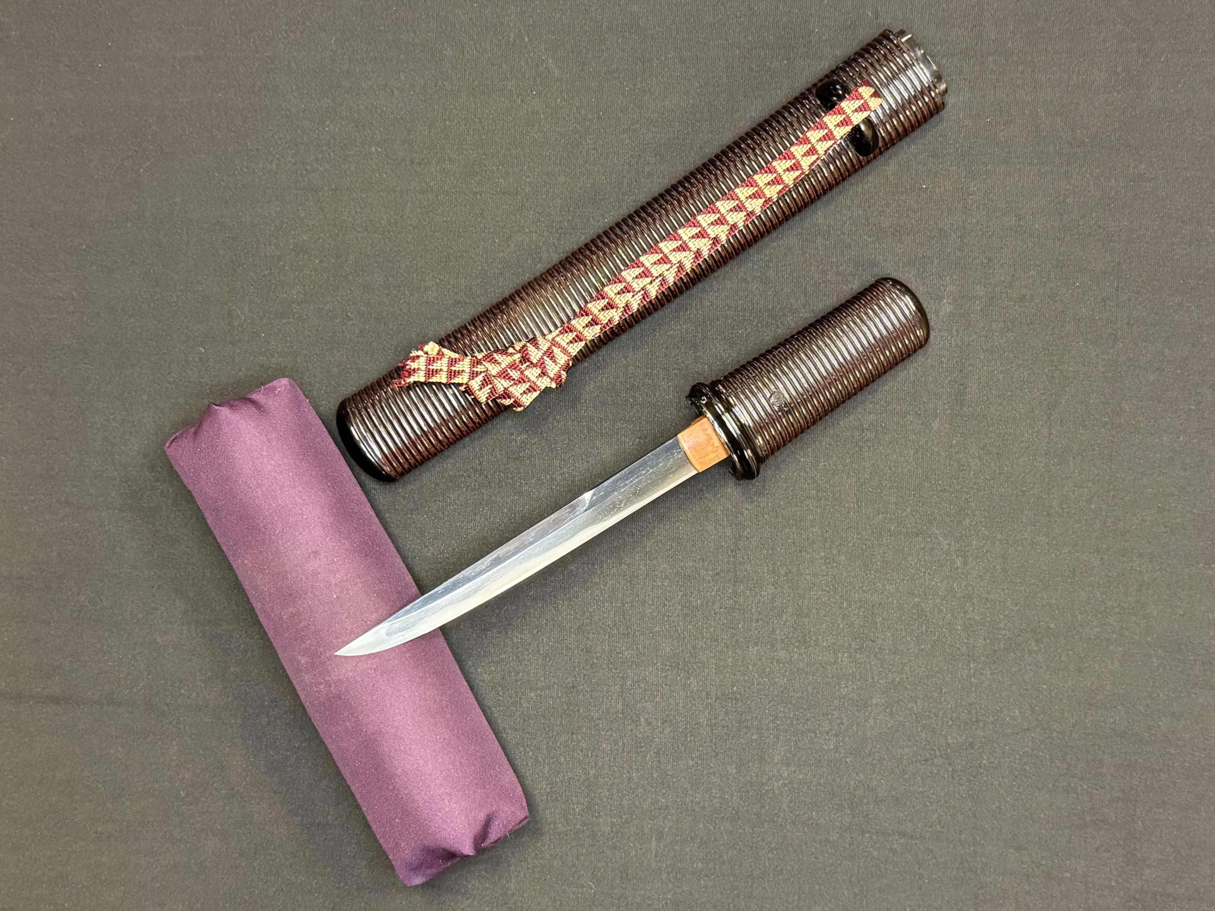 Antique Nihonto - Meiji (100 years old) Tanto in Koshirae, NTHK attributed to Den Kyo Munechika