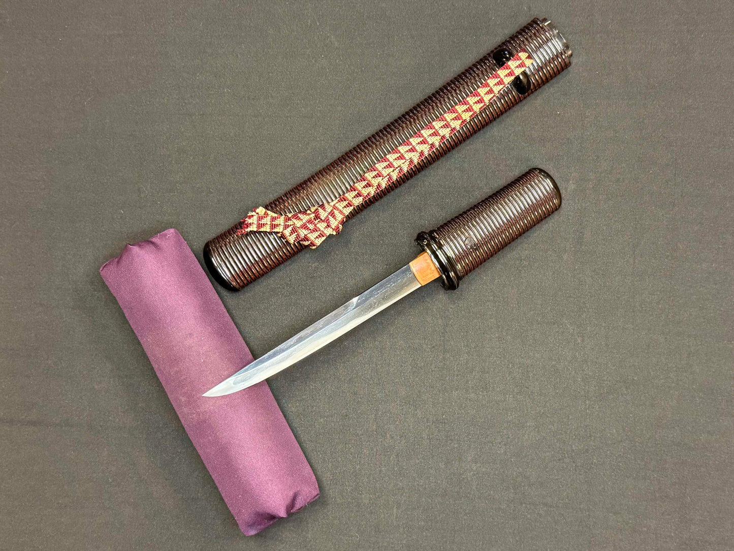 Antique Nihonto - Meiji (100 years old) Tanto in Koshirae, NTHK attributed to Den Kyo Munechika