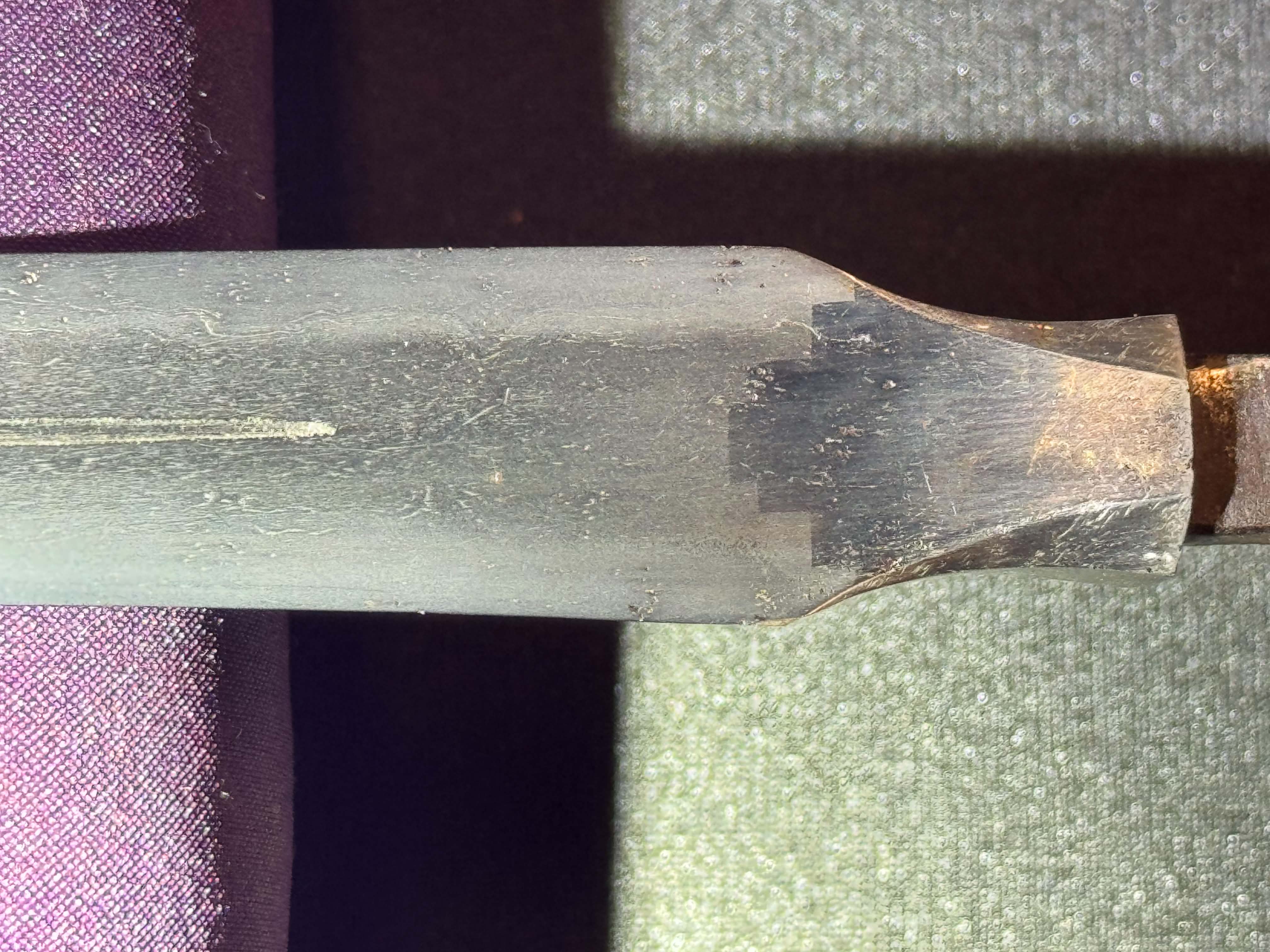 CONSIGNMENT Antique Nihonto - Yari in Shirasaya, signed Shimosaka