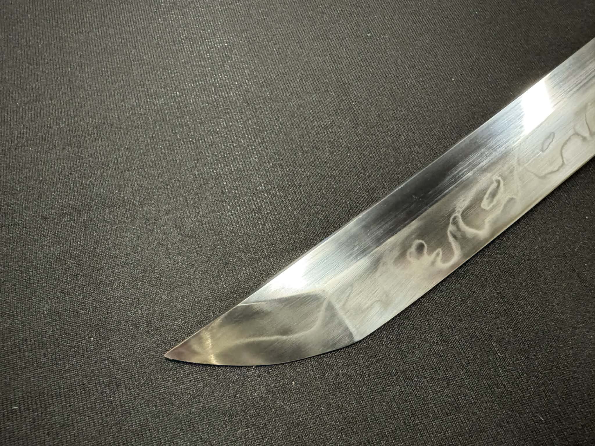 Moritaka Razor Prestige Katana - Blazing Dragon - Clay-Tempered T10 Midare Hamon, Hazuya Polish