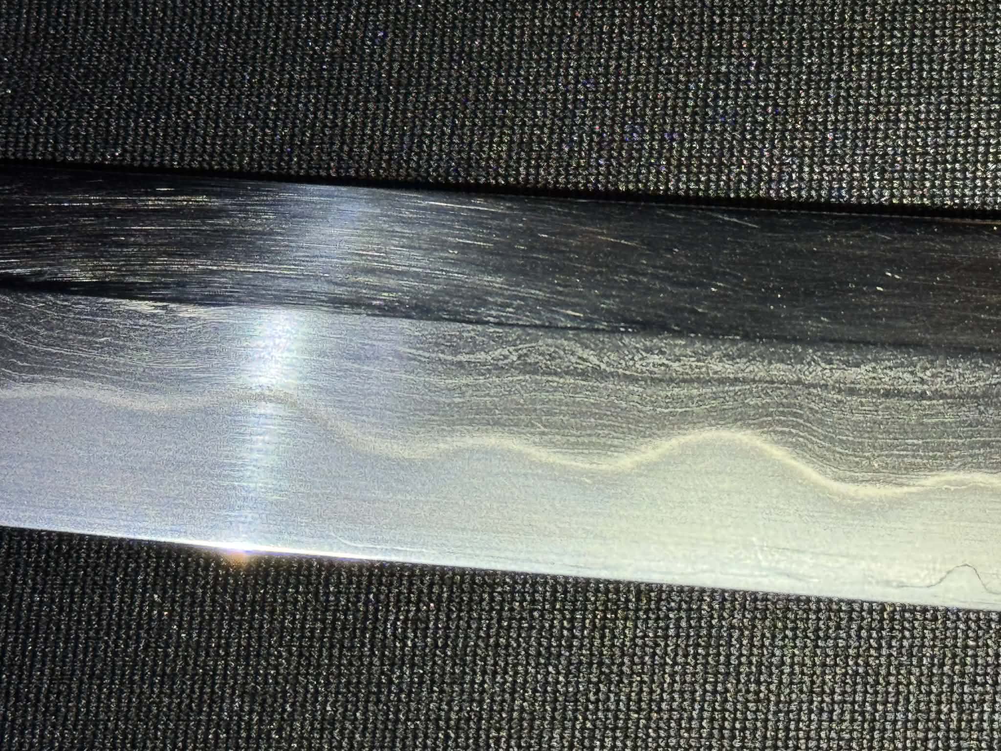 Thaitsuki Roiyaru Unokubi Katana, Sanmai Clay tempered