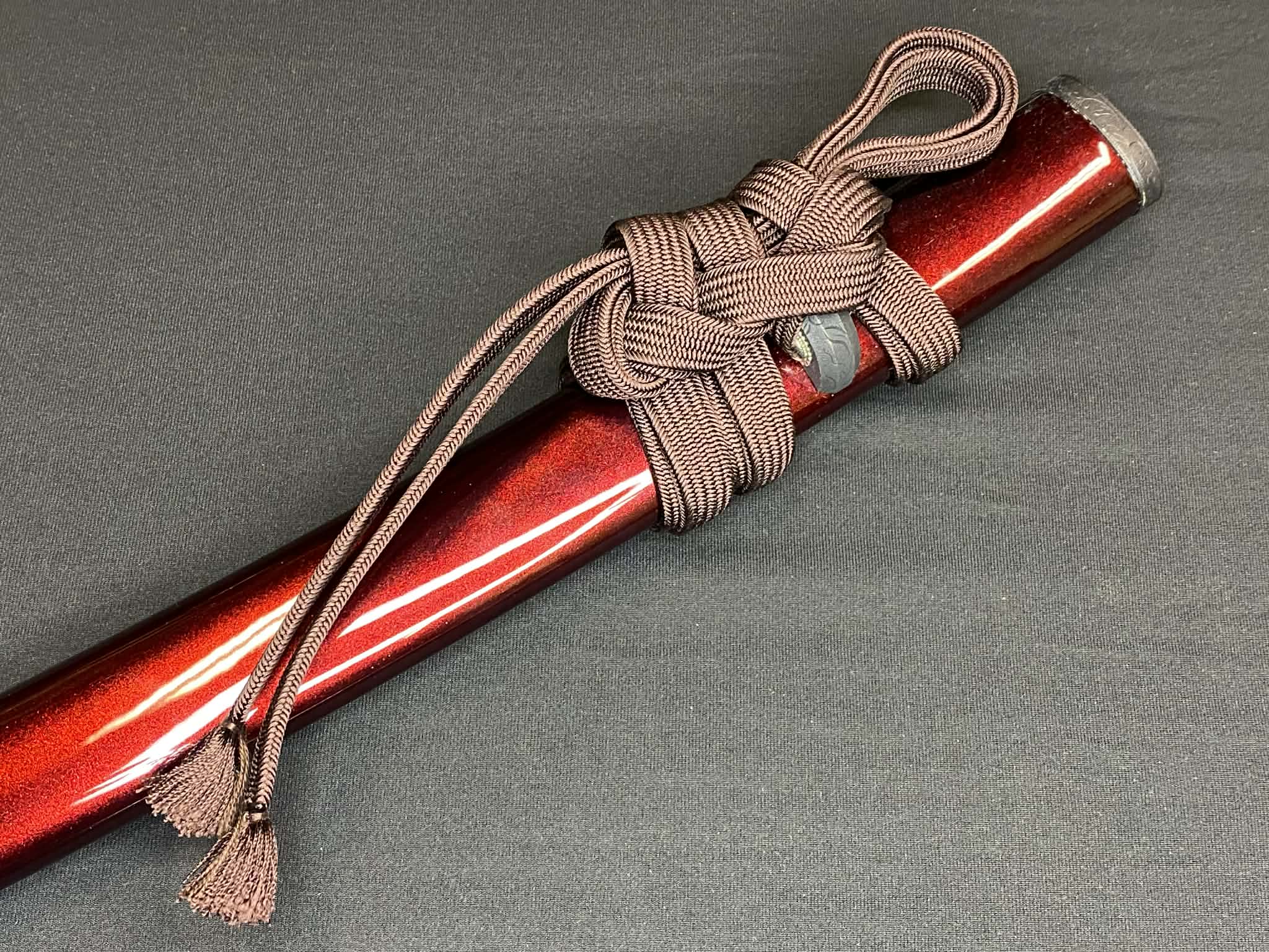 Masterwork Phoenix Armory Katana - Scarlet Vanguard Handachi Folded Steel