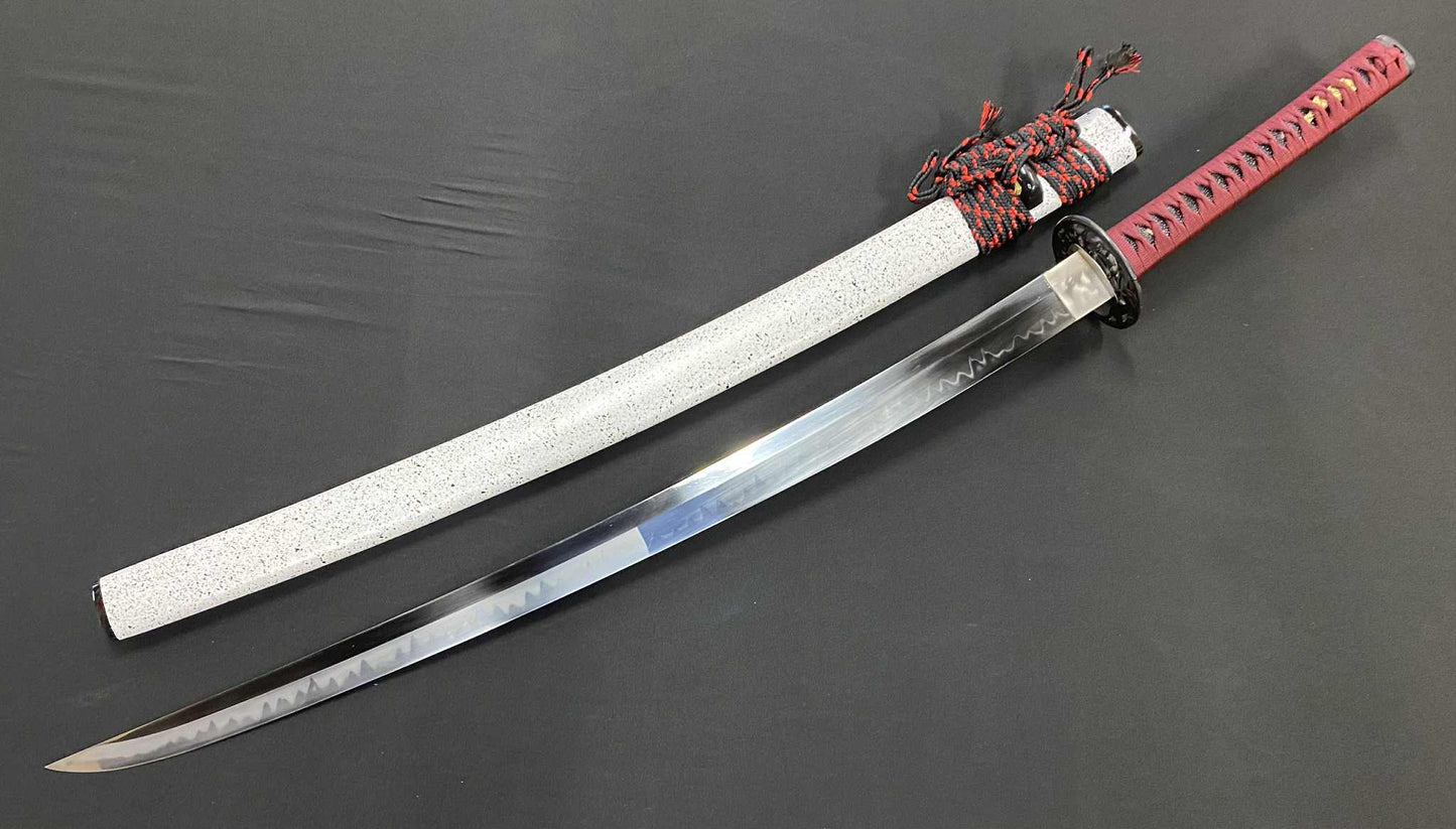 Legacy Steel Katana - Crimson Summer Osoraku 1095 Carbon Steel Clay Tempered