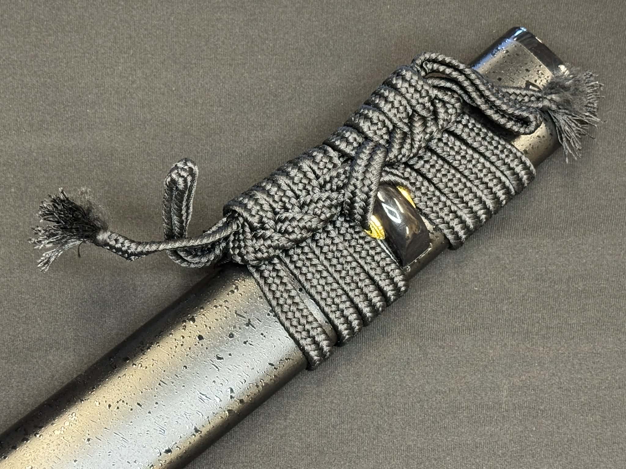 Legacy Blades Samgakdo -  Korean Mat Cutter - 1095 Clay Tempered Carbon Steel 40mm