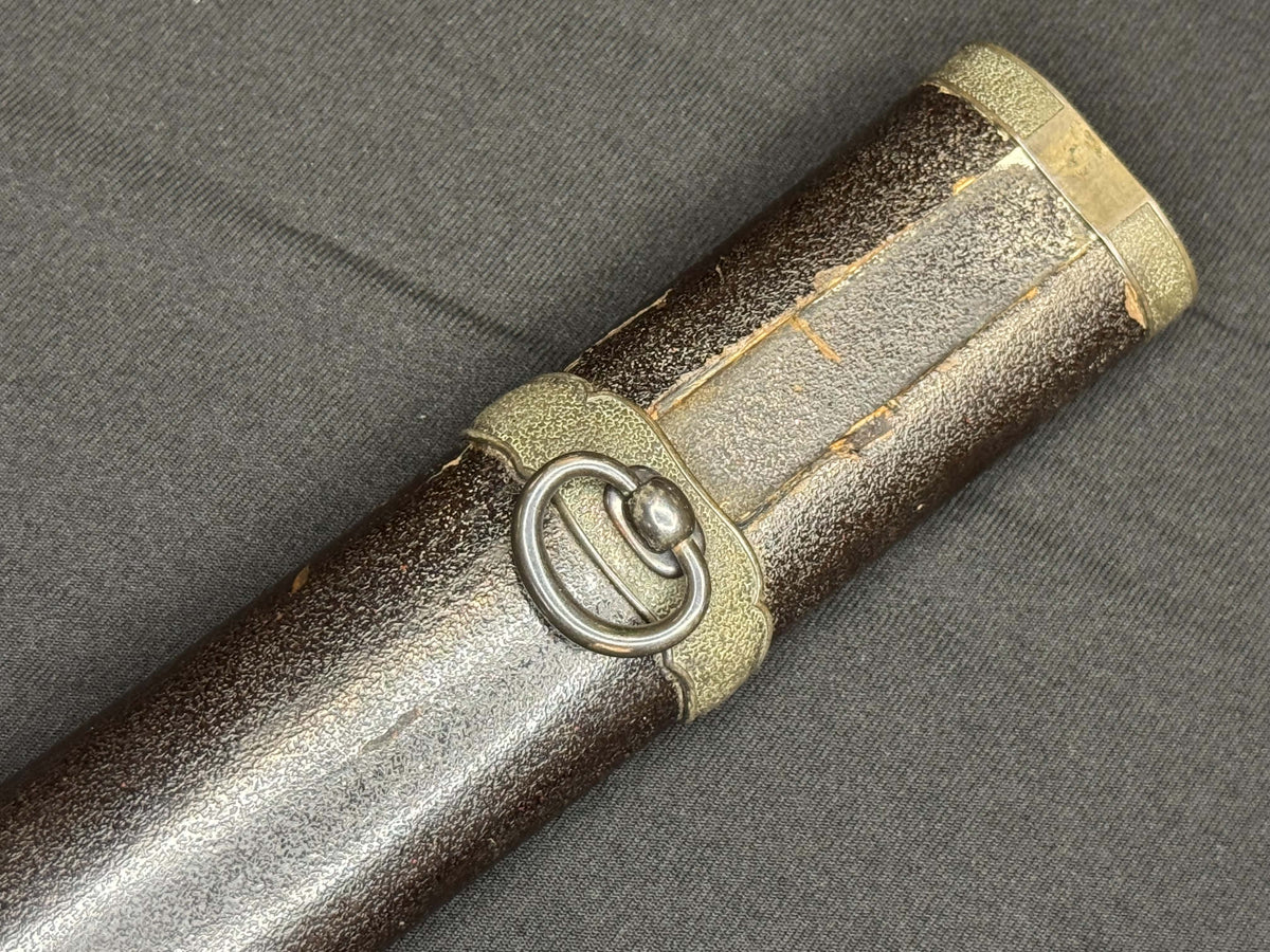 Antique Nihonto - Tanto in Koshirae, Signed Aizu Ju Michitoki, dated August  Genji 1 (1864)