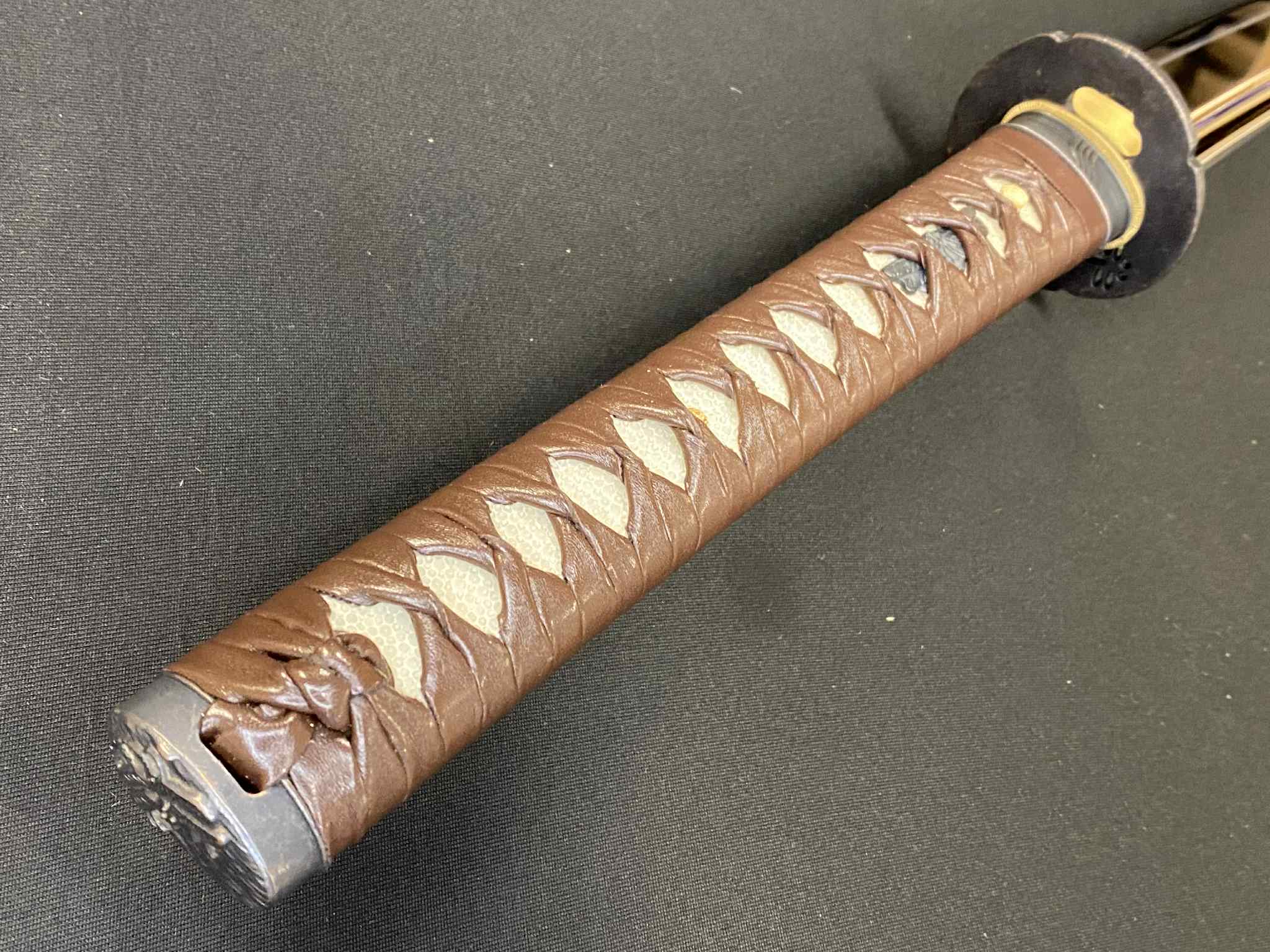 Legacy Steel Shobu Katana - Autumn Iris - 1095 clay temper, pearskin polish