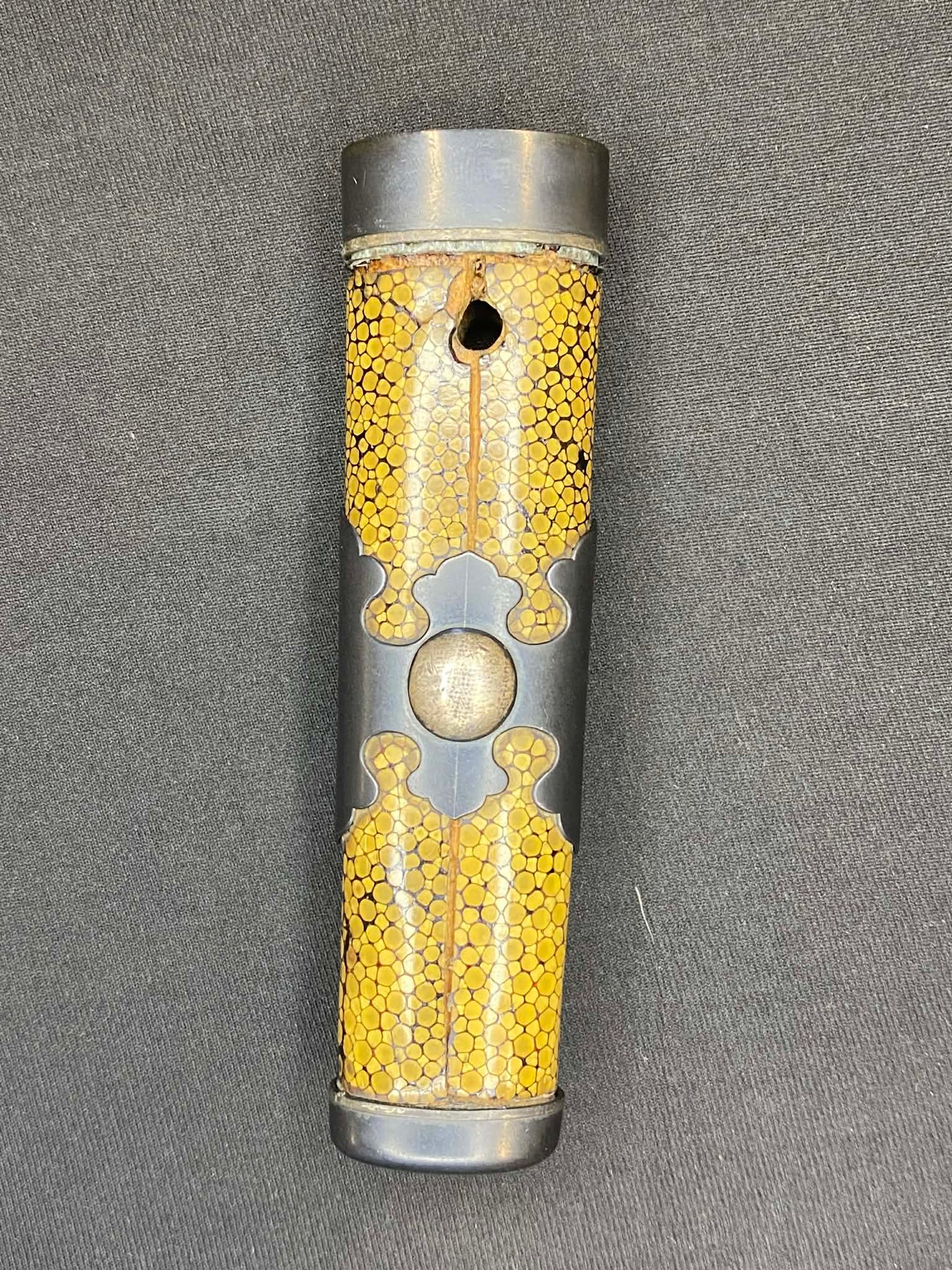 Antique Nihonto -  Kikuchi Yari Tanto in Hamidashi Koshirae - Late Muromachi Period