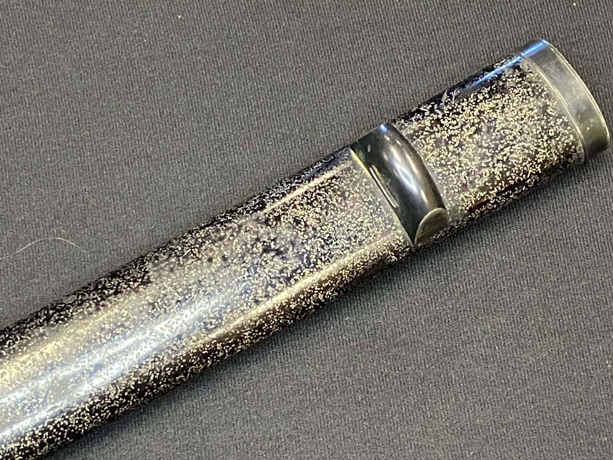 Antique Nihonto -  Kikuchi Yari Tanto in Hamidashi Koshirae - Late Muromachi Period