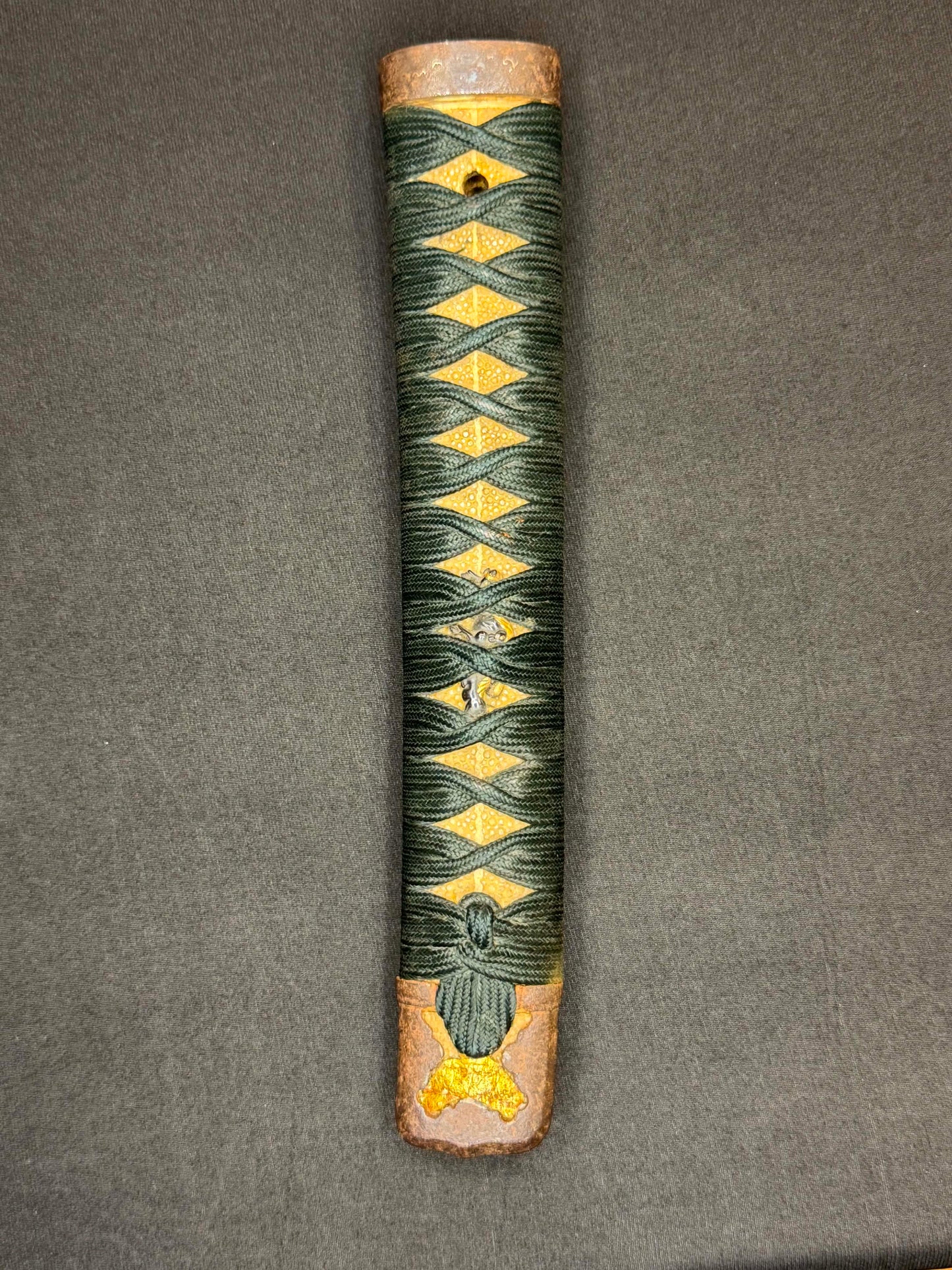 Antique Nihonto - Katana in Hamdachi Koshirae, Signed Chikushu Ju Sa Yasuchika, Dated Genji 1 (1864) NBTHK Certified