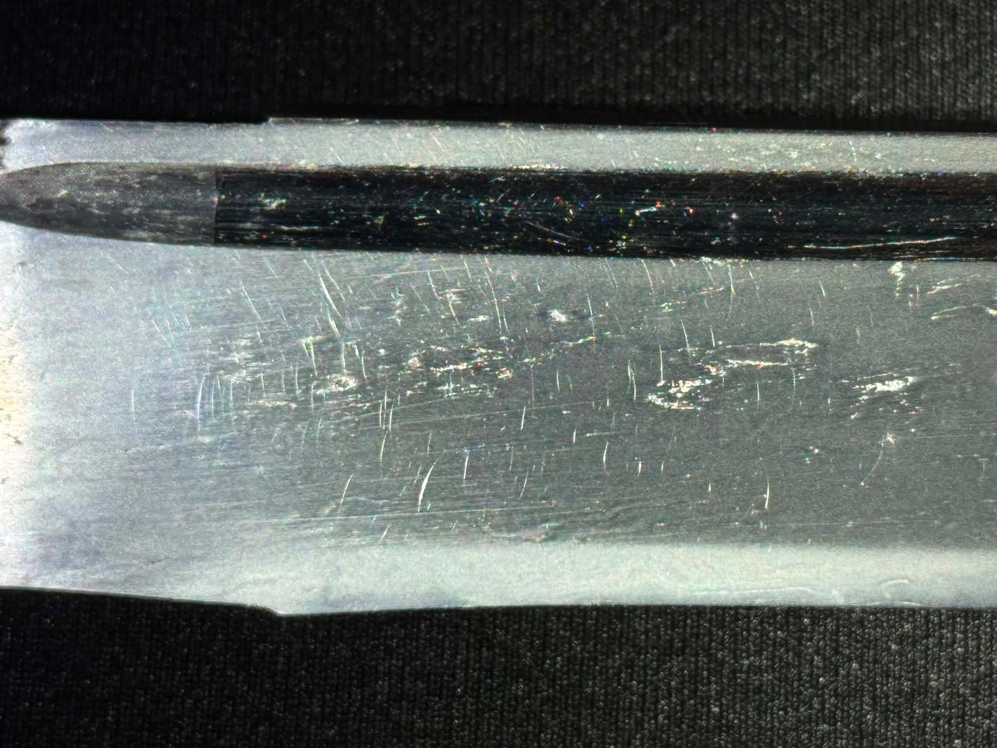 Antique Nihonto - Muromachi (4-600 years old) Wakizashi in Shirasaya, signed Soshuju Hiromasa