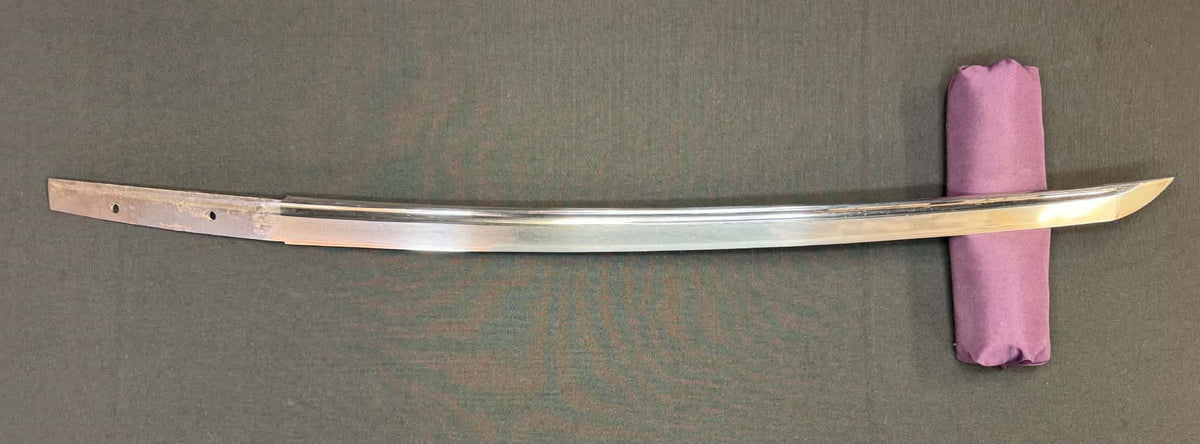 Antique Nihonto - Early Nanbokucho (about 700 years old) Wakizashi in Shirasaya, Tanobe Sayagaki attributed to Shikkake