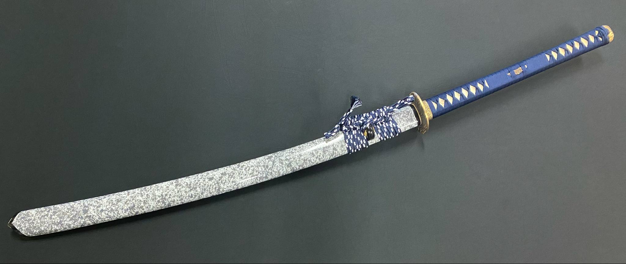 Nagamaki - Blue Wave - T10 Clay Tempered