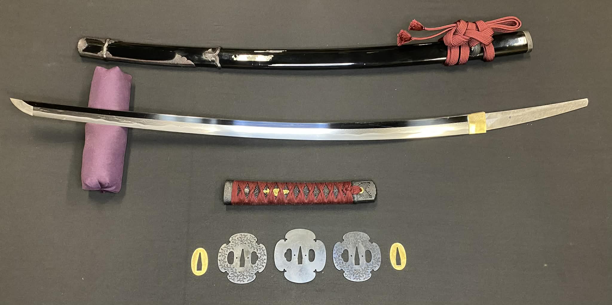 Masterwork Phoenix Armory Katana - Dawn Vanguard Handachi Folded Steel