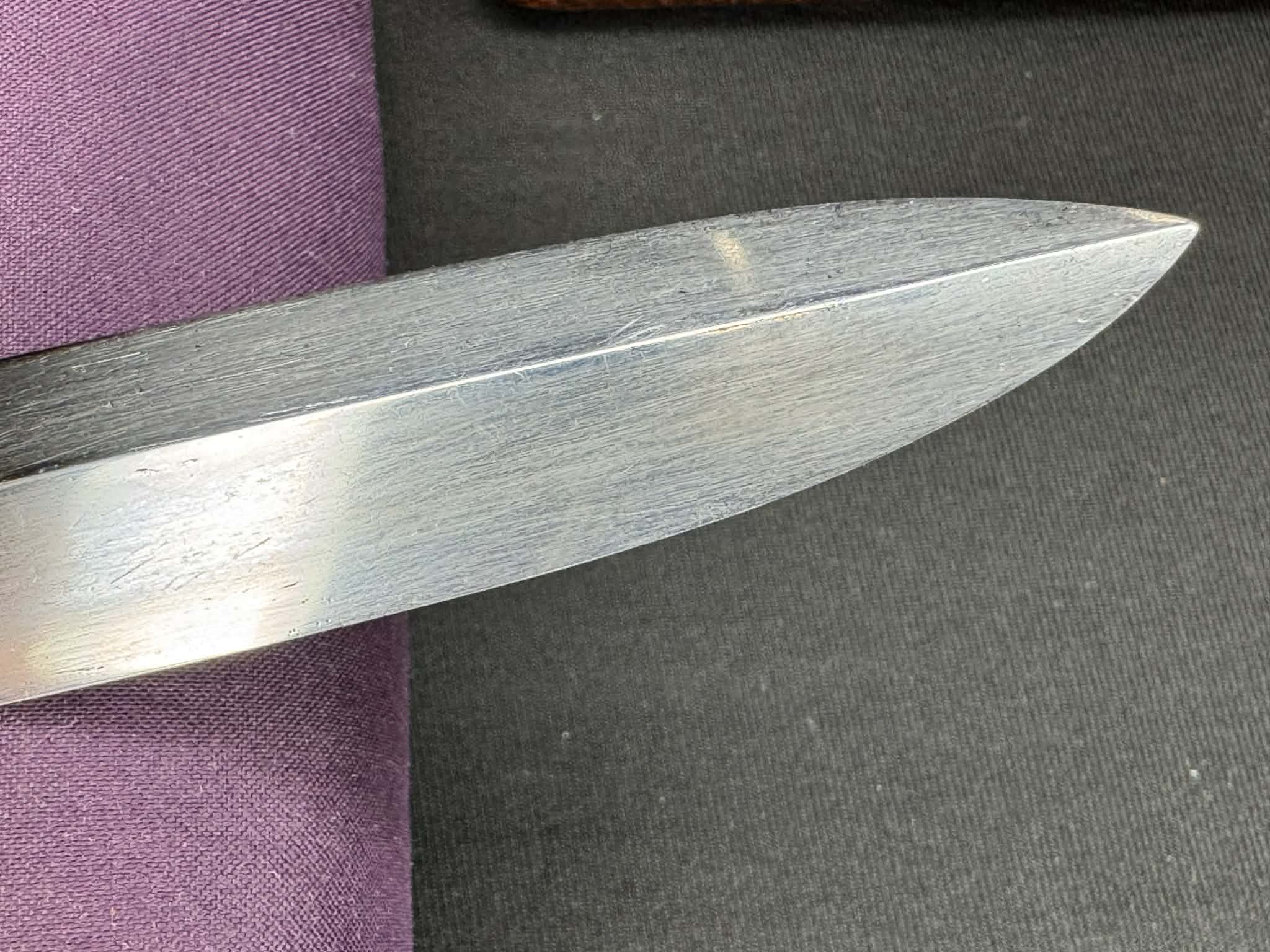 Antique Nihonto -  Edo Period (150-300 years old) Tanto in Koshirae - Kissaki Moroha zukuri