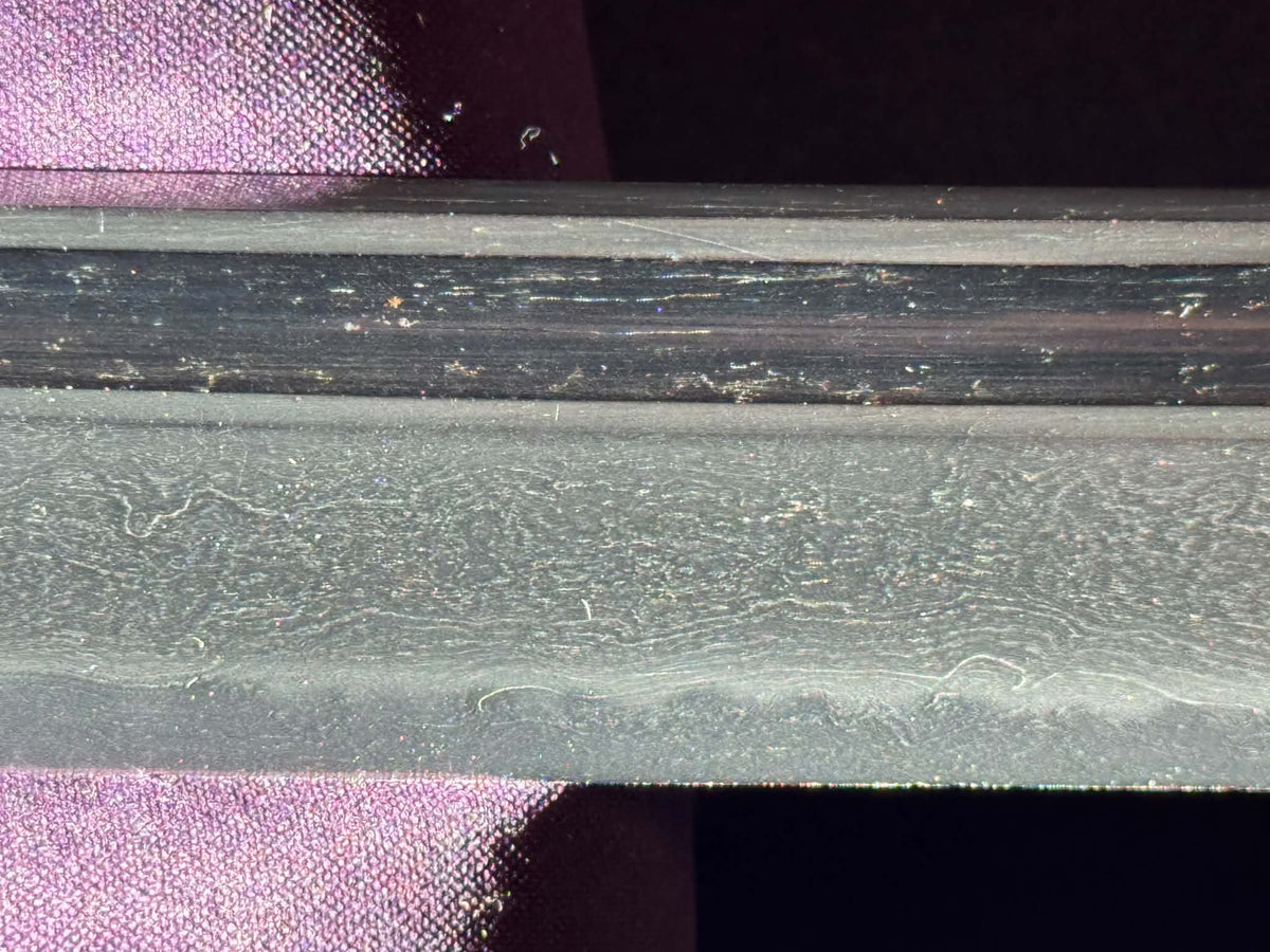 Antique Nihonto - Early Nanbokucho (about 700 years old) Wakizashi in Shirasaya, Tanobe Sayagaki attributed to Shikkake