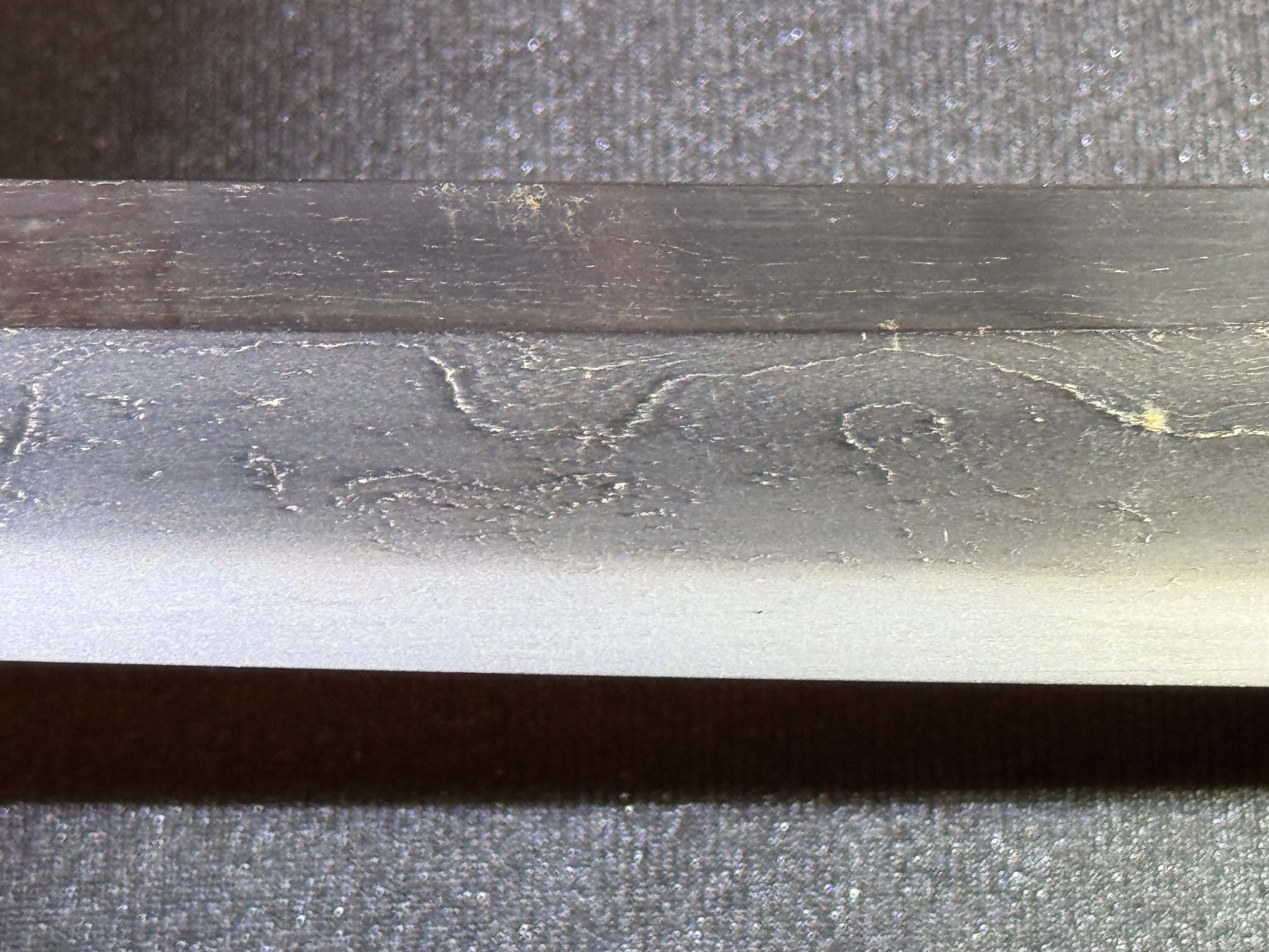 Antique Nihonto - Muromachi (5-600 years old) Kanmuri Otoshi Tanto in Shirasaya, NBTHK attributed to Chikushi Ryokai