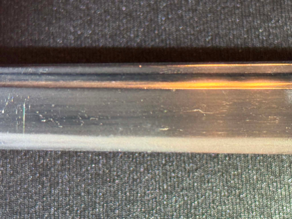 Antique Nihonto - THICK Armor Piercer Tanto in Shirasaya, illegible signature