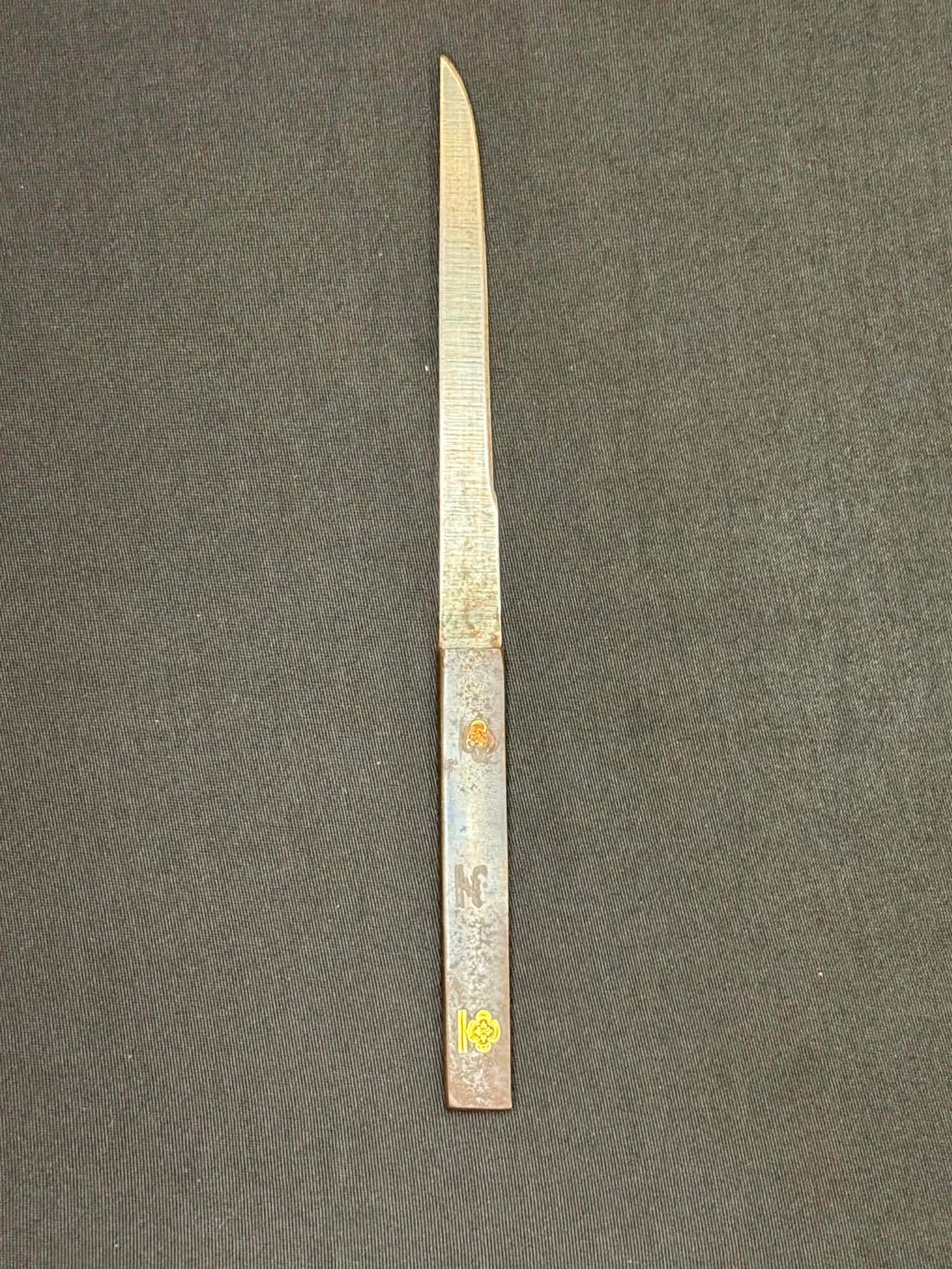 Antique Nihonto - Wakizashi in Koshirae, possible hidden Christian Tsuba