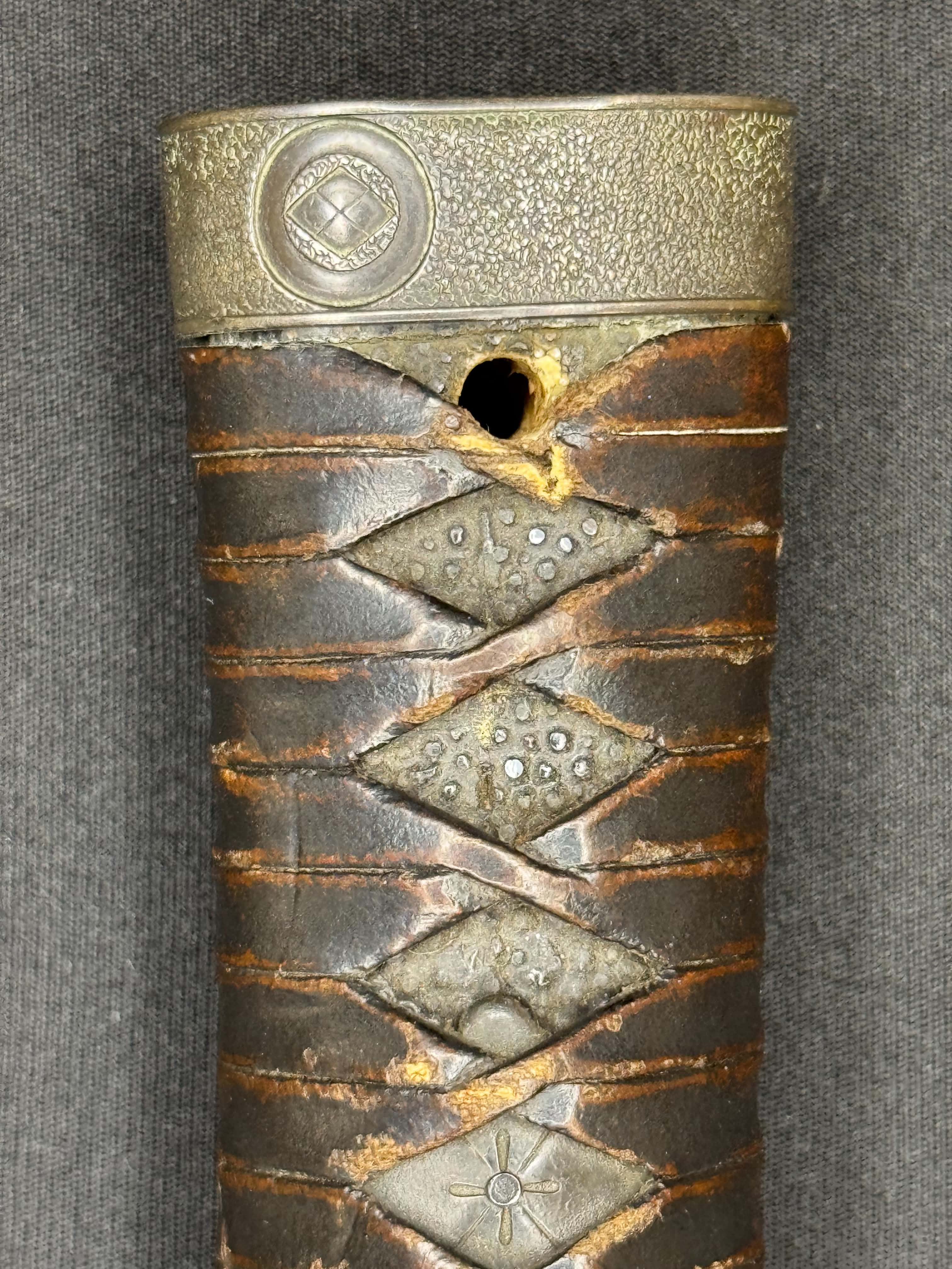 Antique Nihonto - Tanto in Koshirae, Signed Aizu Ju Michitoki, dated August  Genji 1 (1864)