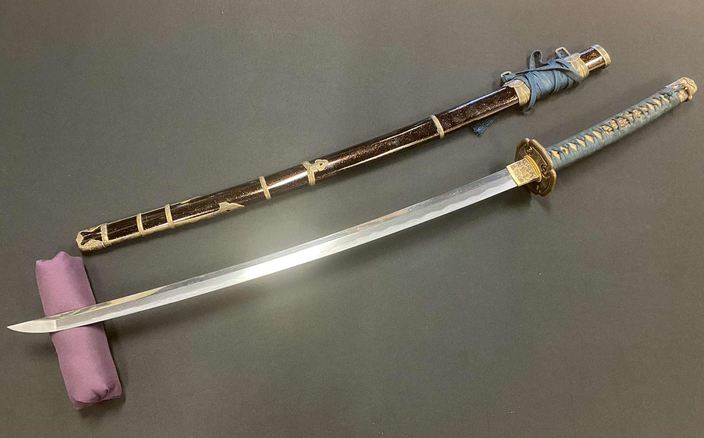Antique Nihonto - Okissaki Katana in tachi koshirae - Edo (150-400 years old)