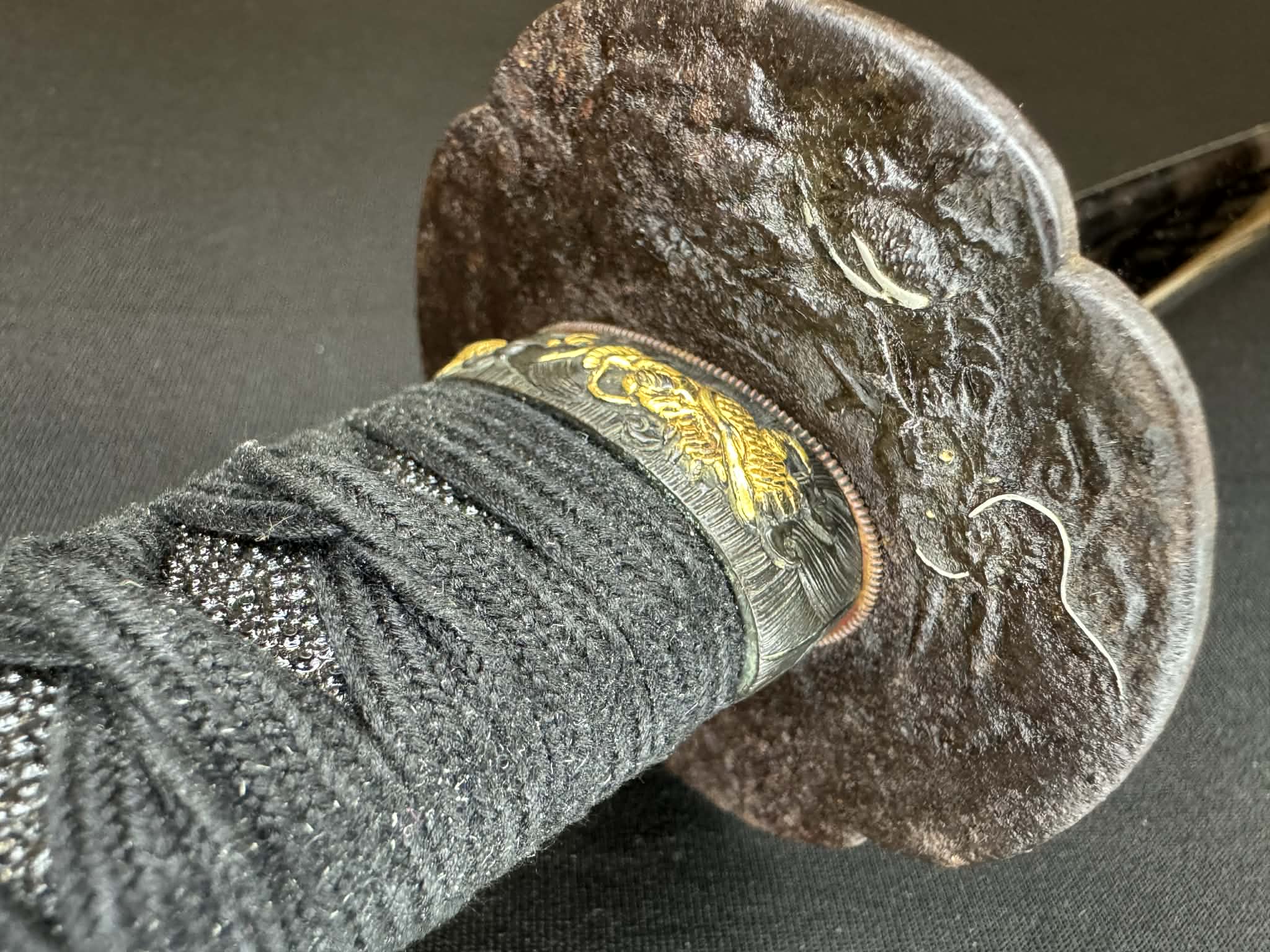 Antique Nihonto - wakizashi (Kodachi?) in Dragon-themed Koshirae