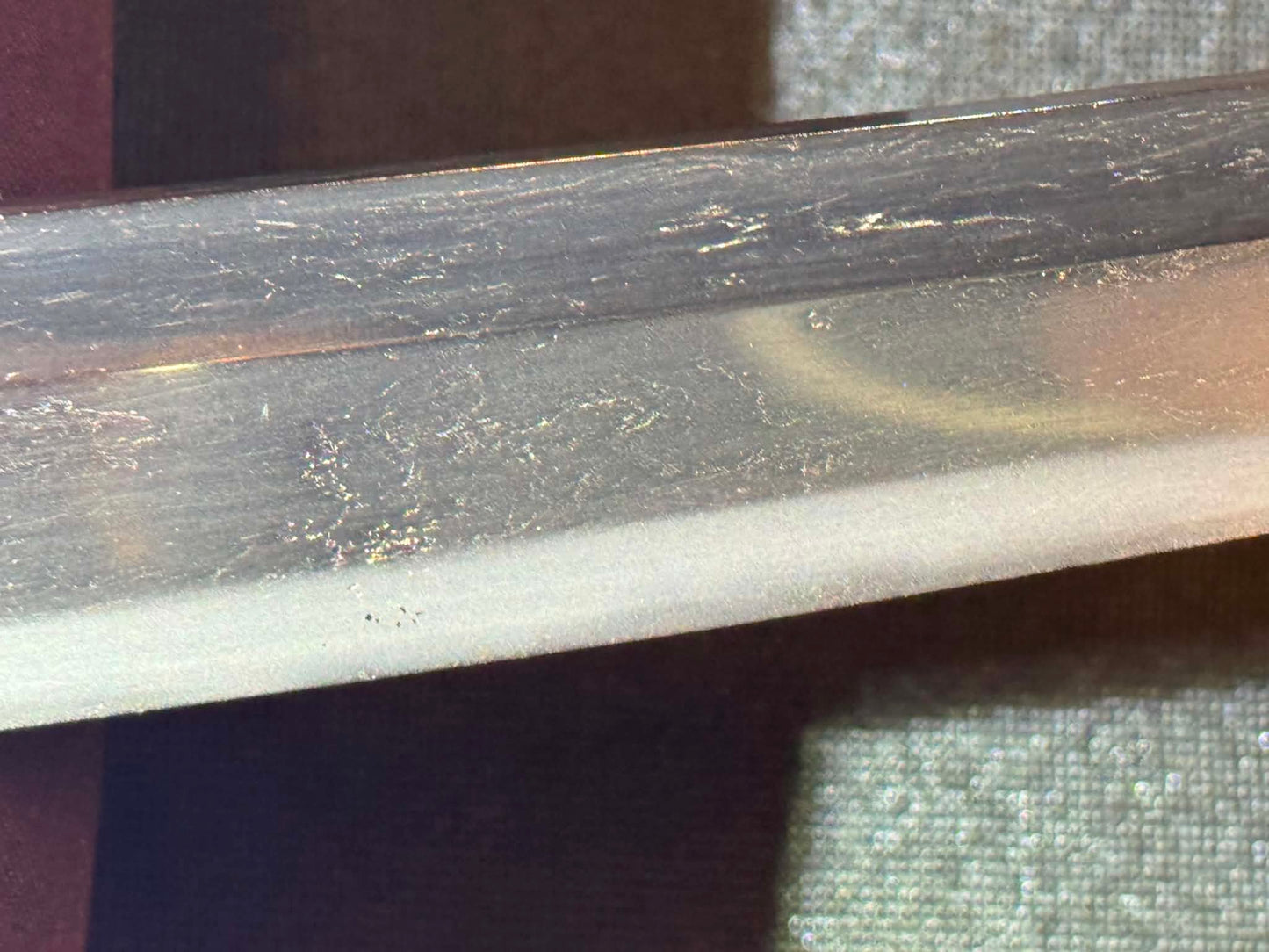Antique Nihonto - VERY LONG Katana in Shirasaya - hagire