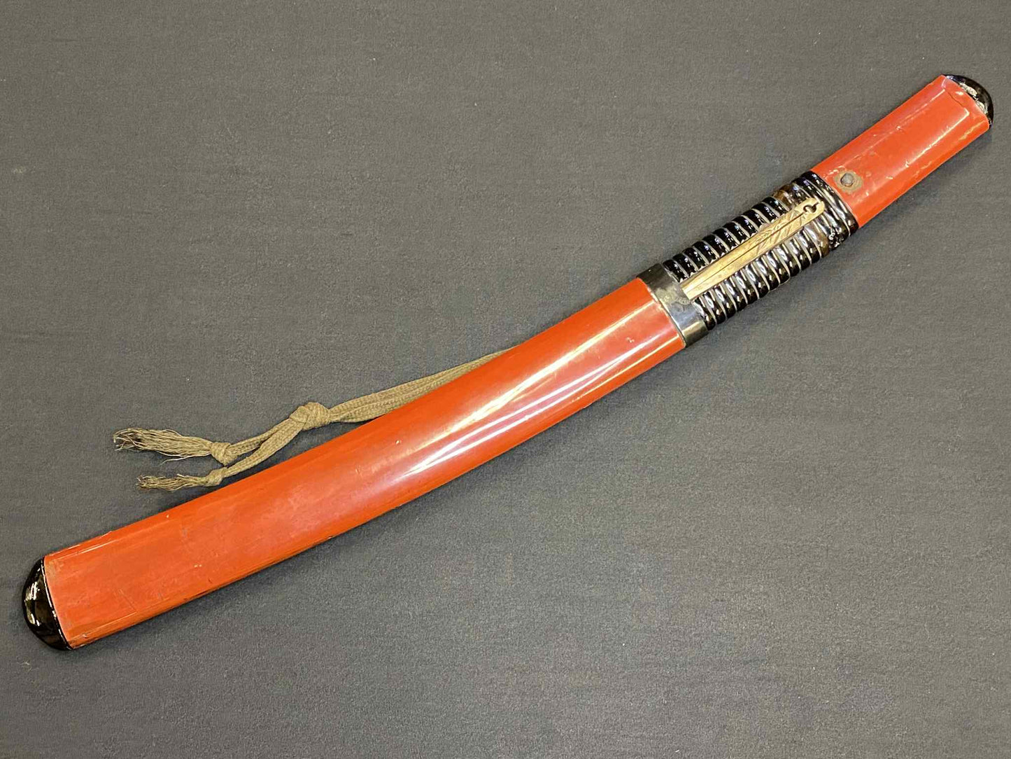 Antique Nihonto - Wide Wakizashi in Koshirae - partial signature, attributed to Owari Seki by NBTHK