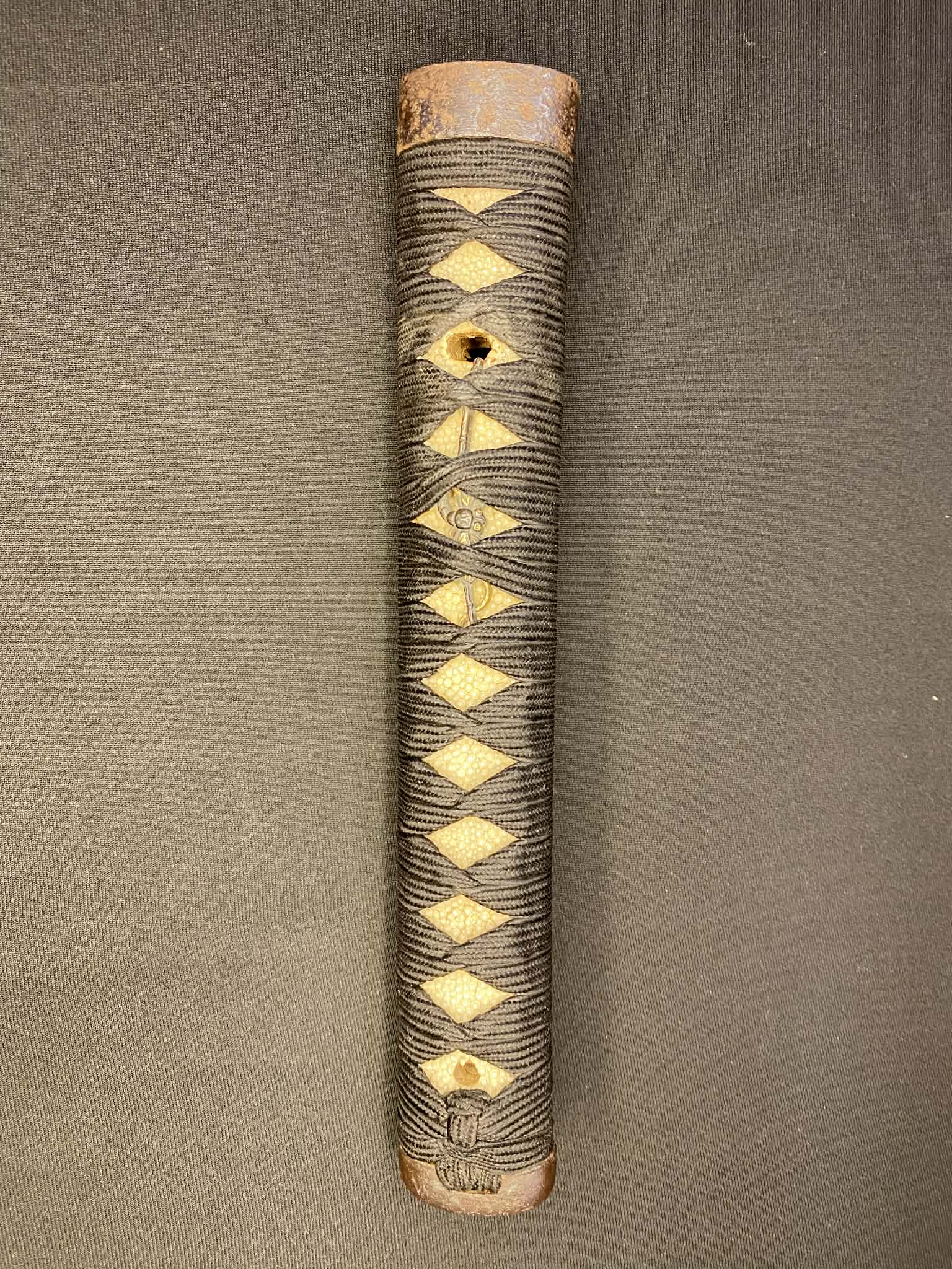 Antique Nihonto - Tachi in Katana Koshirae - signed Morihisa (unverified) possible Christian Tsuba