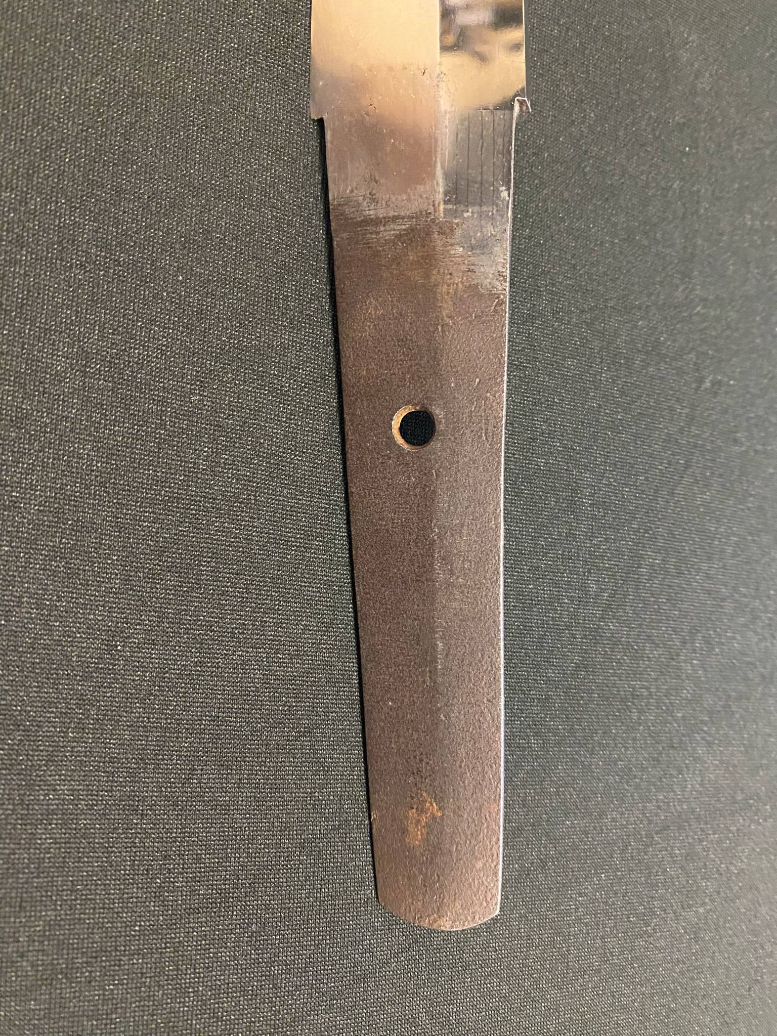 Antique Nihonto - Wakizashi in Shirasaya, Mumei - Late Muromachi (4-500 years old), NBTHK attributed to Sukesada