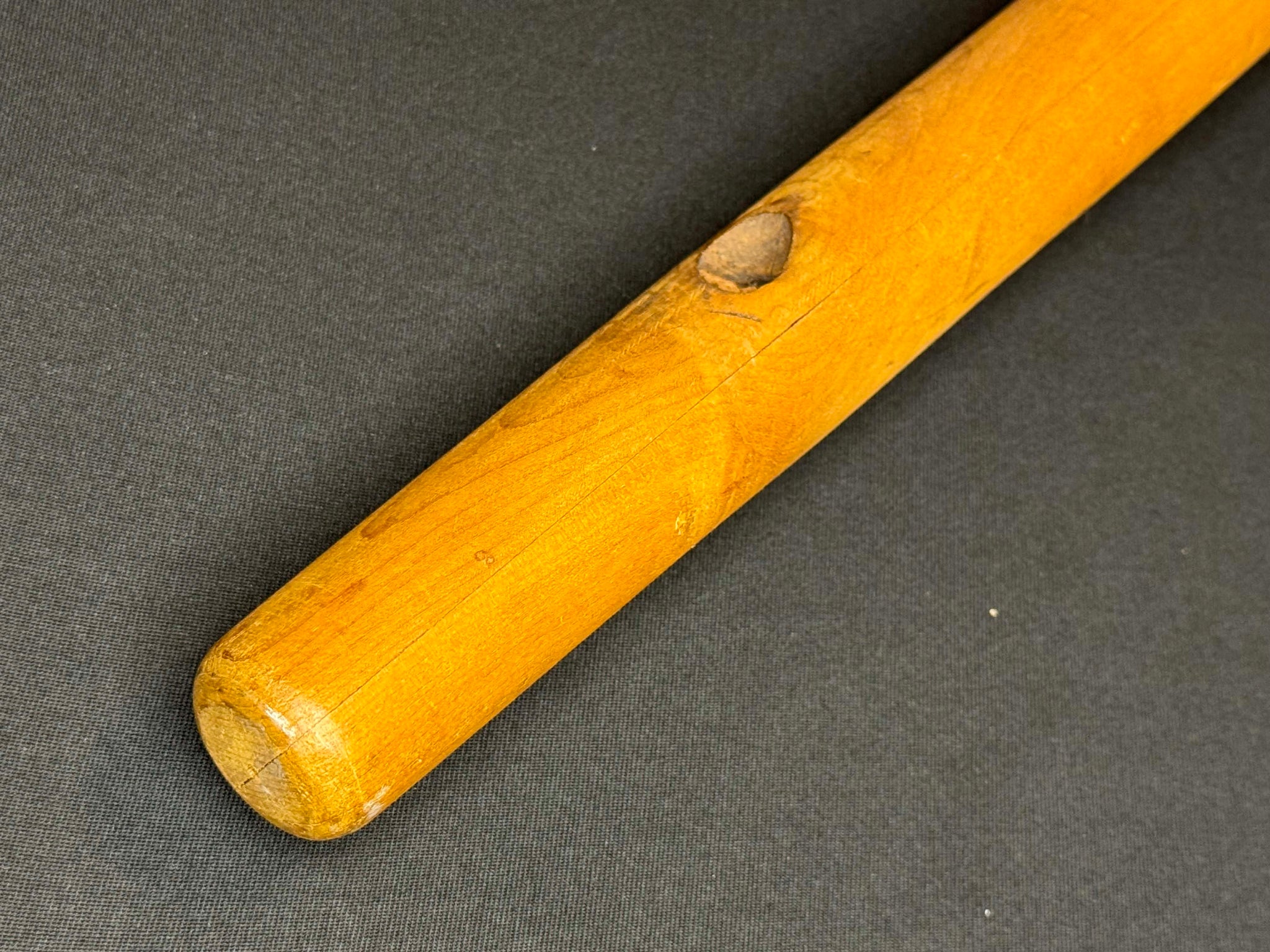Antique Nihonto - Sankaku Yari in Shikomizue mounts (Stick Sword), signed -tsune