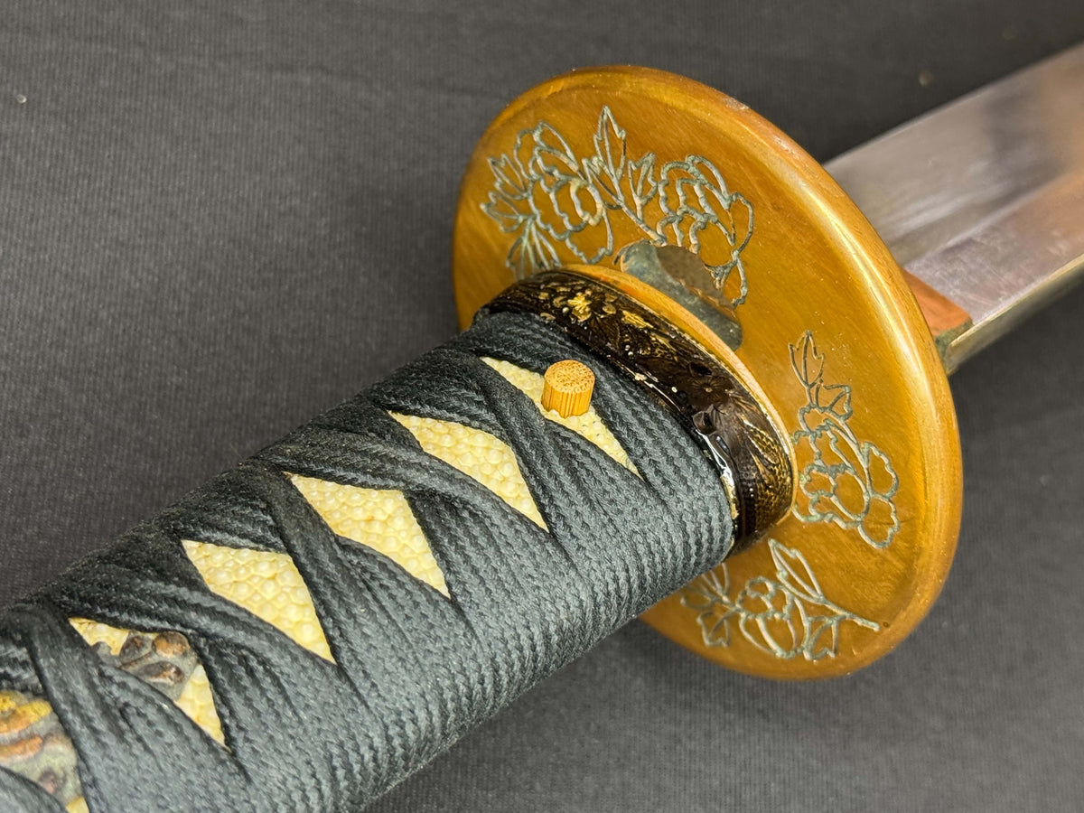 Antique Nihonto - LONG VERY WIDE Katana in Koshirae