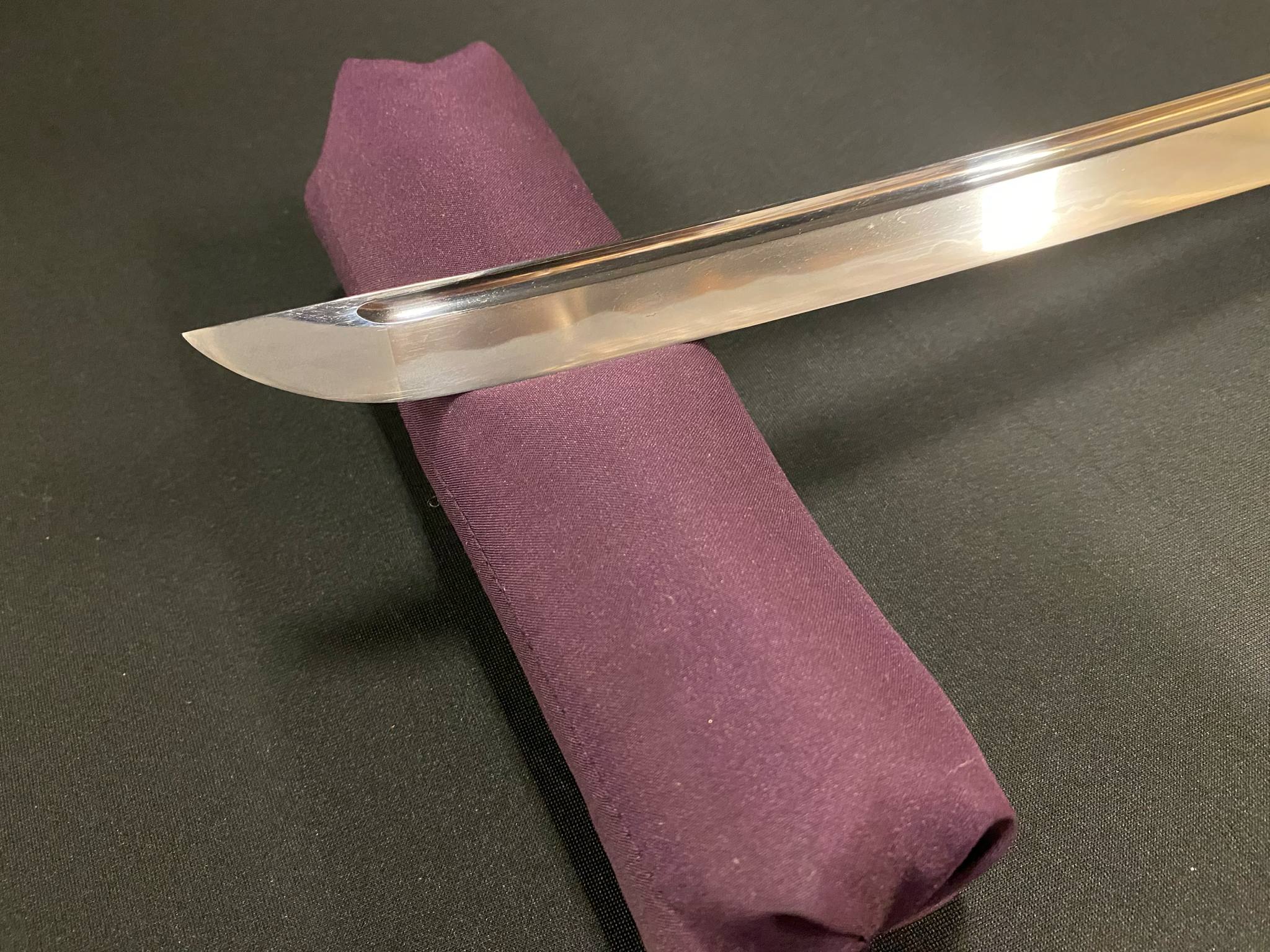 Antique Nihonto - Wakizashi in Shirasaya, Mumei - Late Muromachi (4-500 years old), NBTHK attributed to Kaneharu
