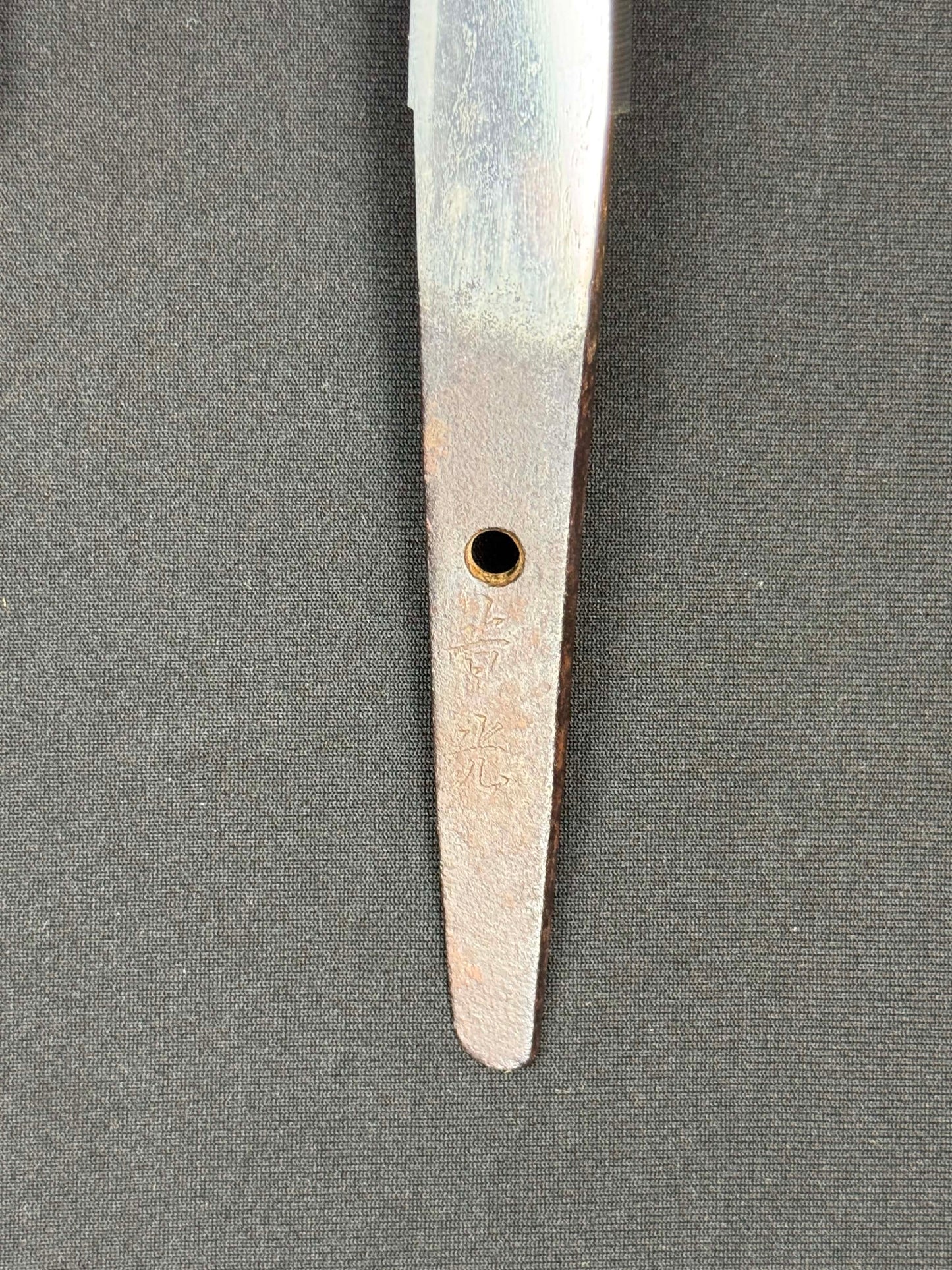 Antique Nihonto - Tanto in Shirasaya, signed Yoshimitsu (Tosa, Unverified)