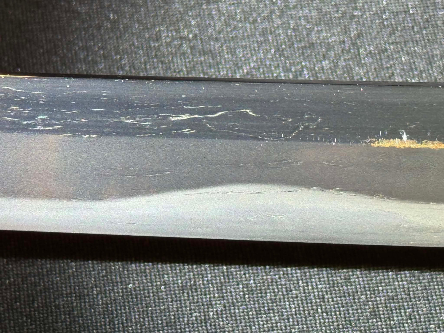 Antique Nihonto - Possible BATTLE DAMAGE Katana in Tachi Koshirae, signed Kunimune (unverified)