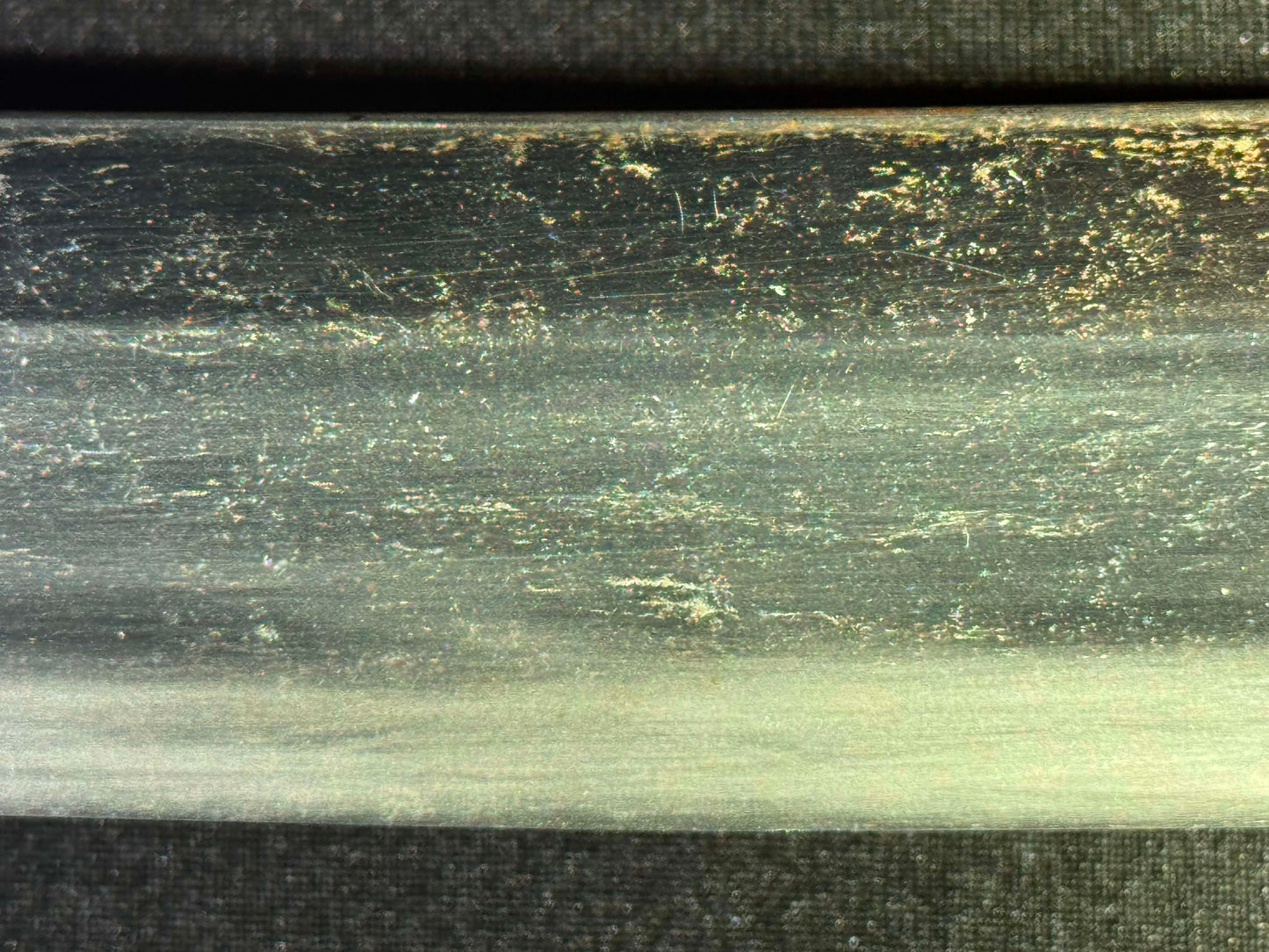 Antique Nihonto - WIDE Naginata Naoshi Wakizashi in Koshirae, signed Chikushu Ju Sa (unverified)