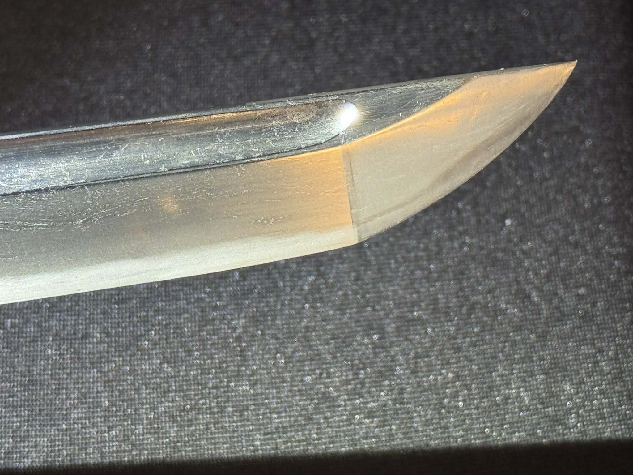 Antique Nihonto - Late Muromachi Katana in Shirasaya - Signed Tomotsugu, NBTHK attributed to Uda