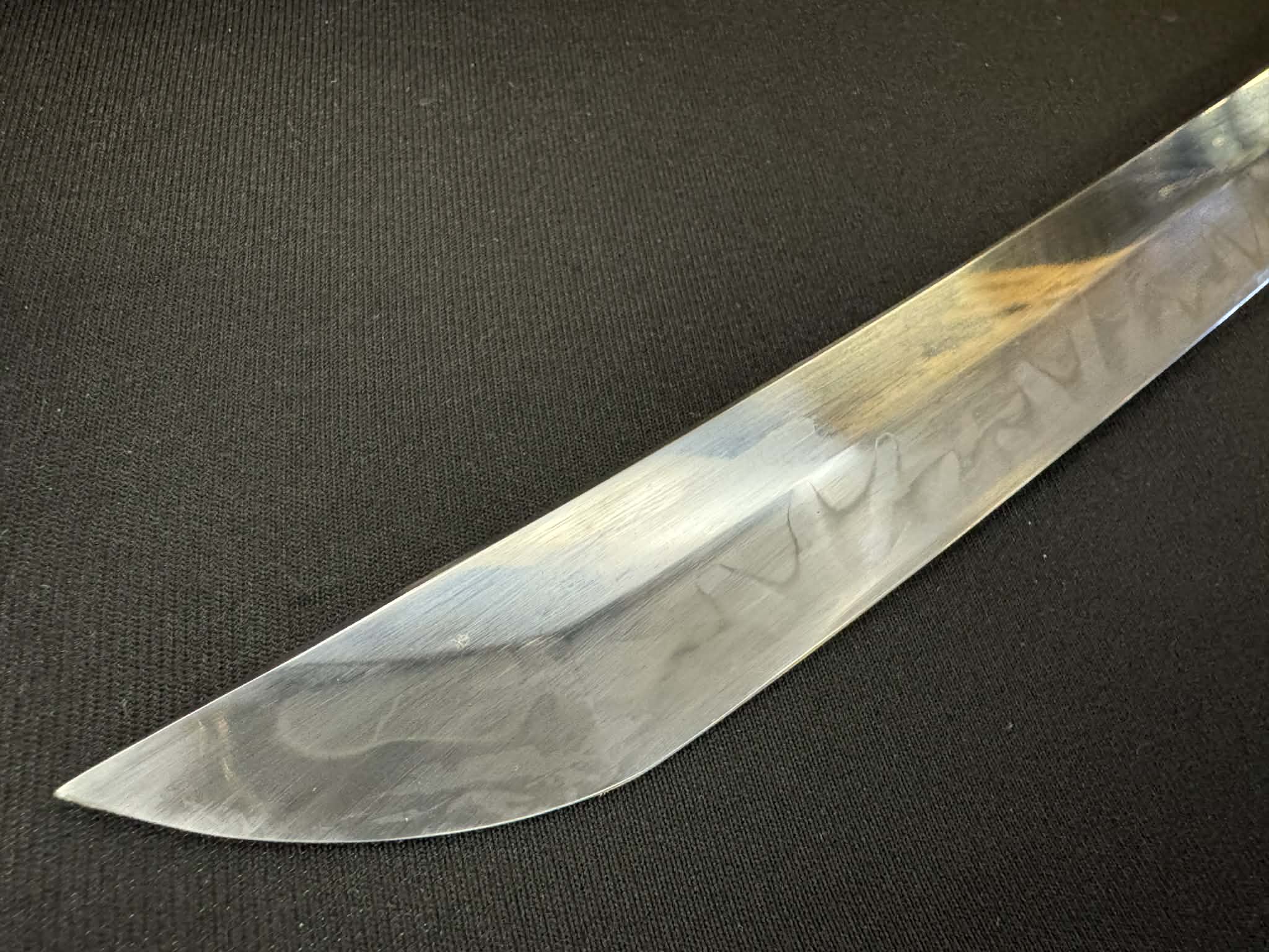 Moritaka Razor Prestige Katana - Midnight Spring - Clay-Tempered T10 Choji hamon, Hazuya Polish