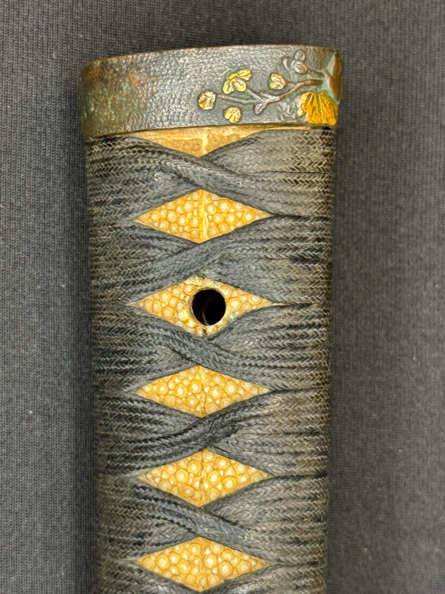 Antique Nihonto - LONG Late Edo Katana with Koshirae, NBTHK attributed to Banryusai Michitoshi