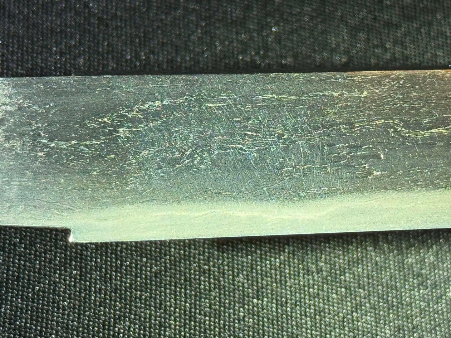 Antique Nihonto - Tanto with prominent jihada in Kaiken Koshirae