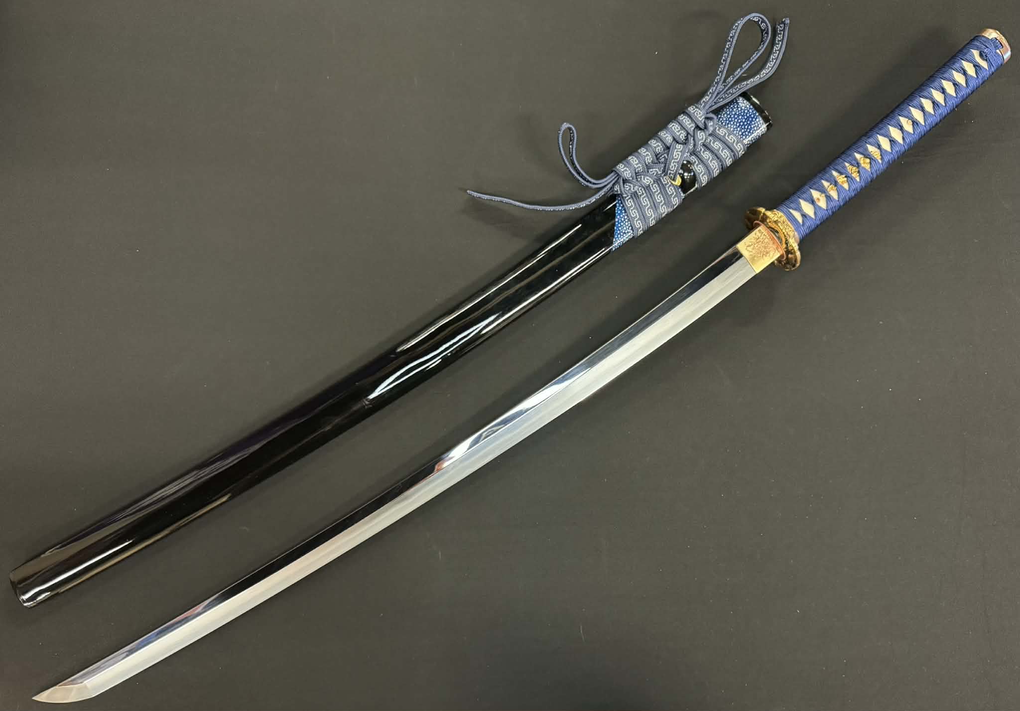 Phoenix Armory Craftsman Elite Katana - Rain Dragon forge-folded Orishigane/Tamahagane