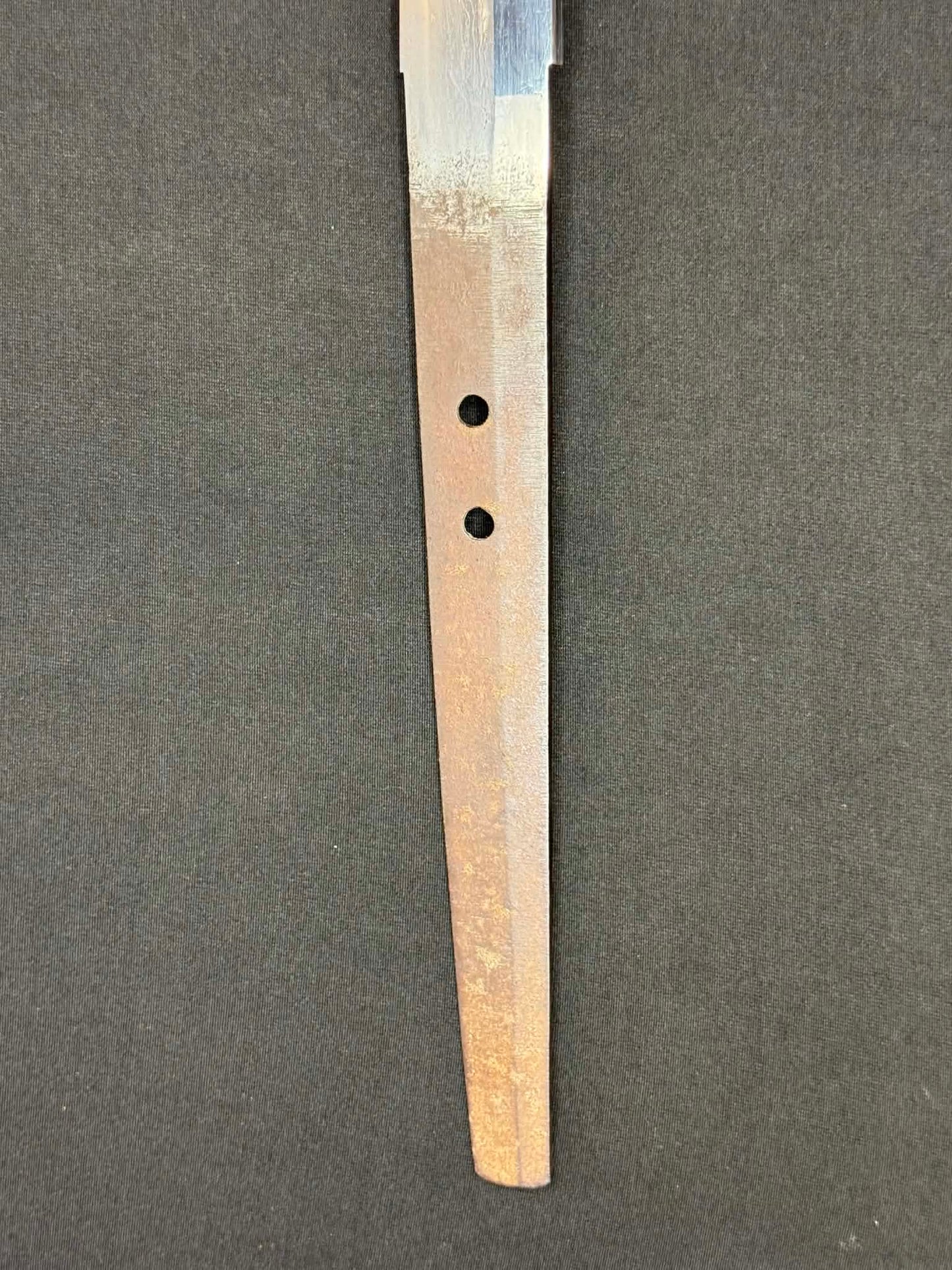 Antique Nihonto - Daishou Katana (NBTHK attributed to Fujiwara Takada) and Wakizashi (NBTHK attributed to Echizen Seki) in Handachi Koshirae