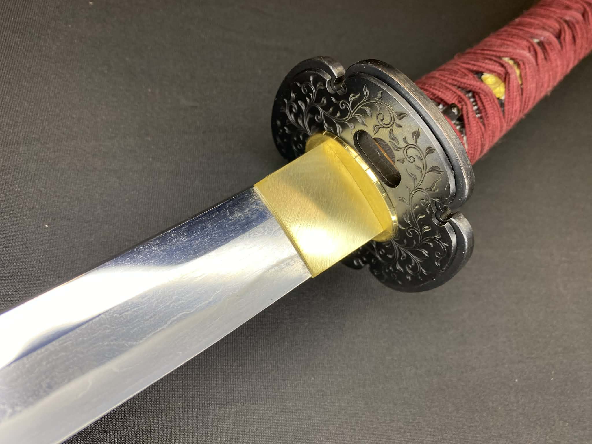 Masterwork Phoenix Armory Katana - Dawn Vanguard Handachi Folded Steel