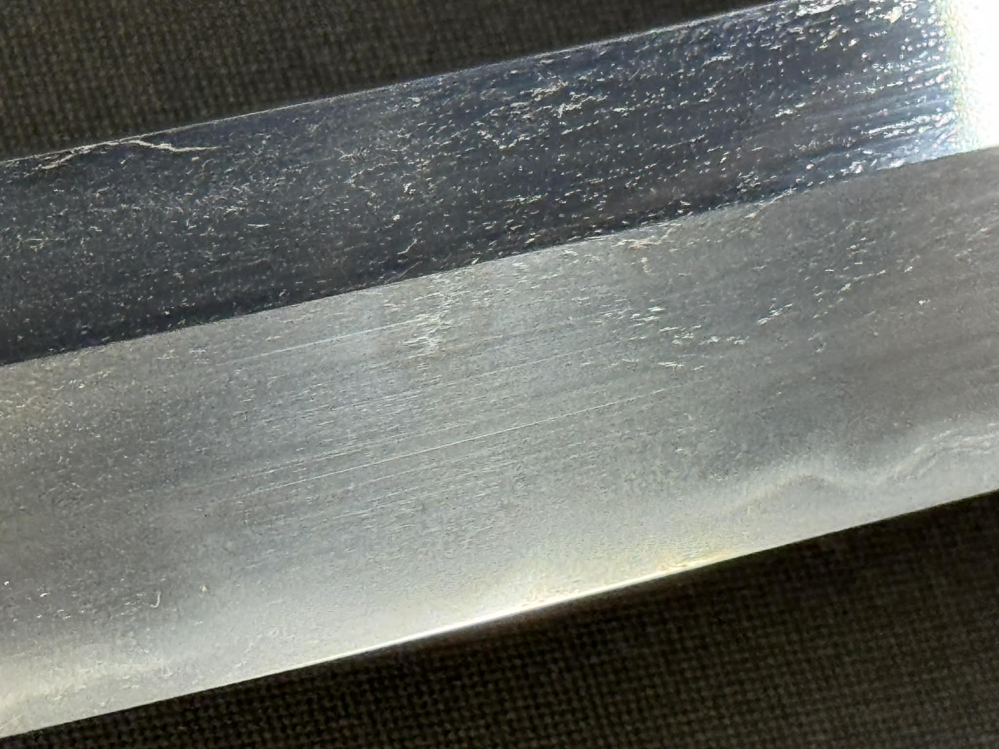 Antique Nihonto - Late Muromachi (450-500 years old) Nagamaki Naoshi Katana, signed Mitsunaga - NBTHK attributed to Mino Senjuin